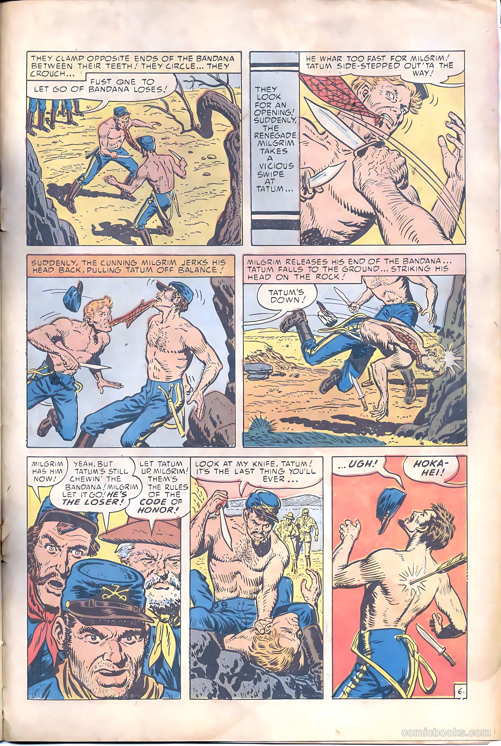 Prize Comics Western #98 (1950) — page 32 of 37