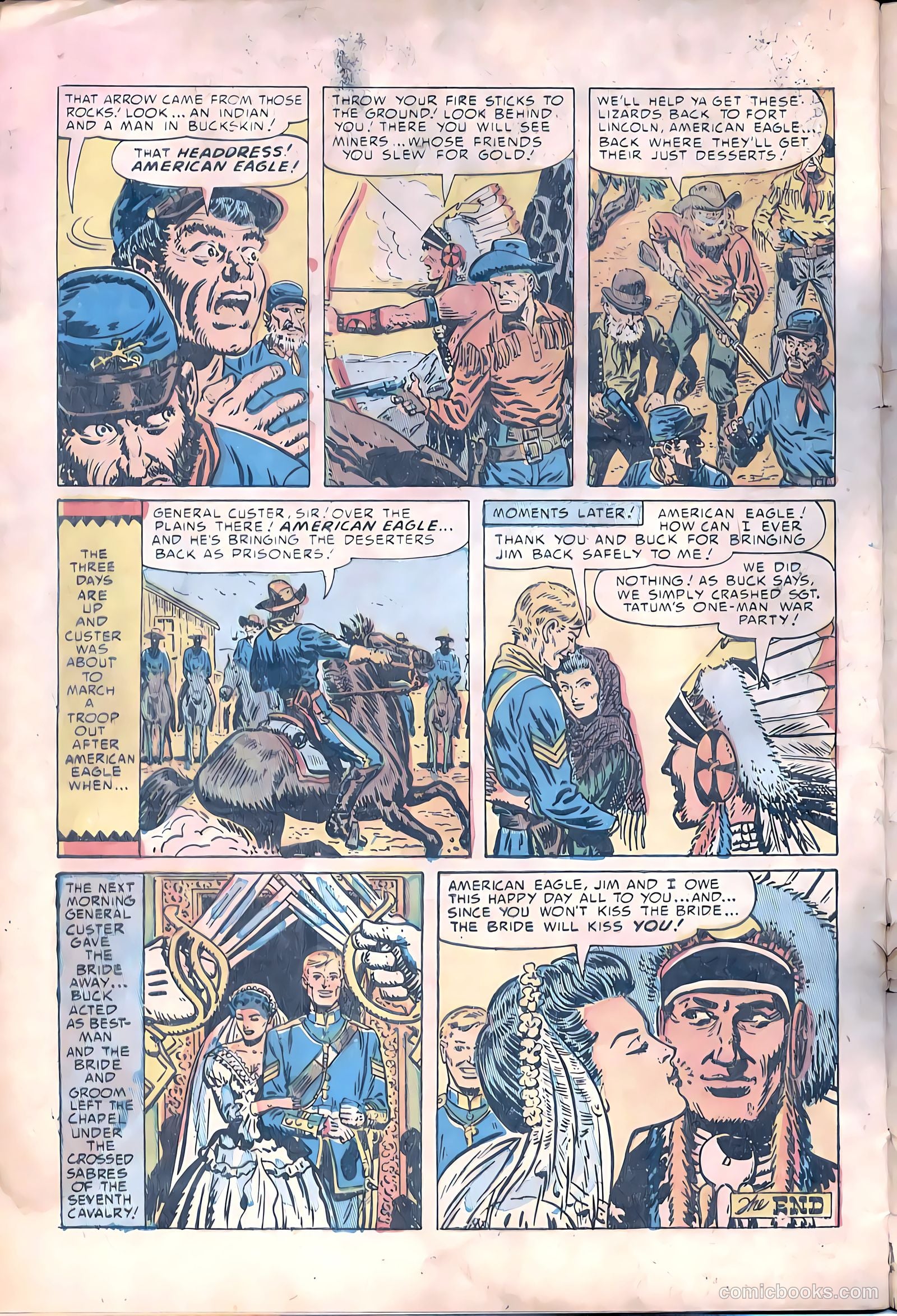 Prize Comics Western #98 (1950) — page 33 of 37