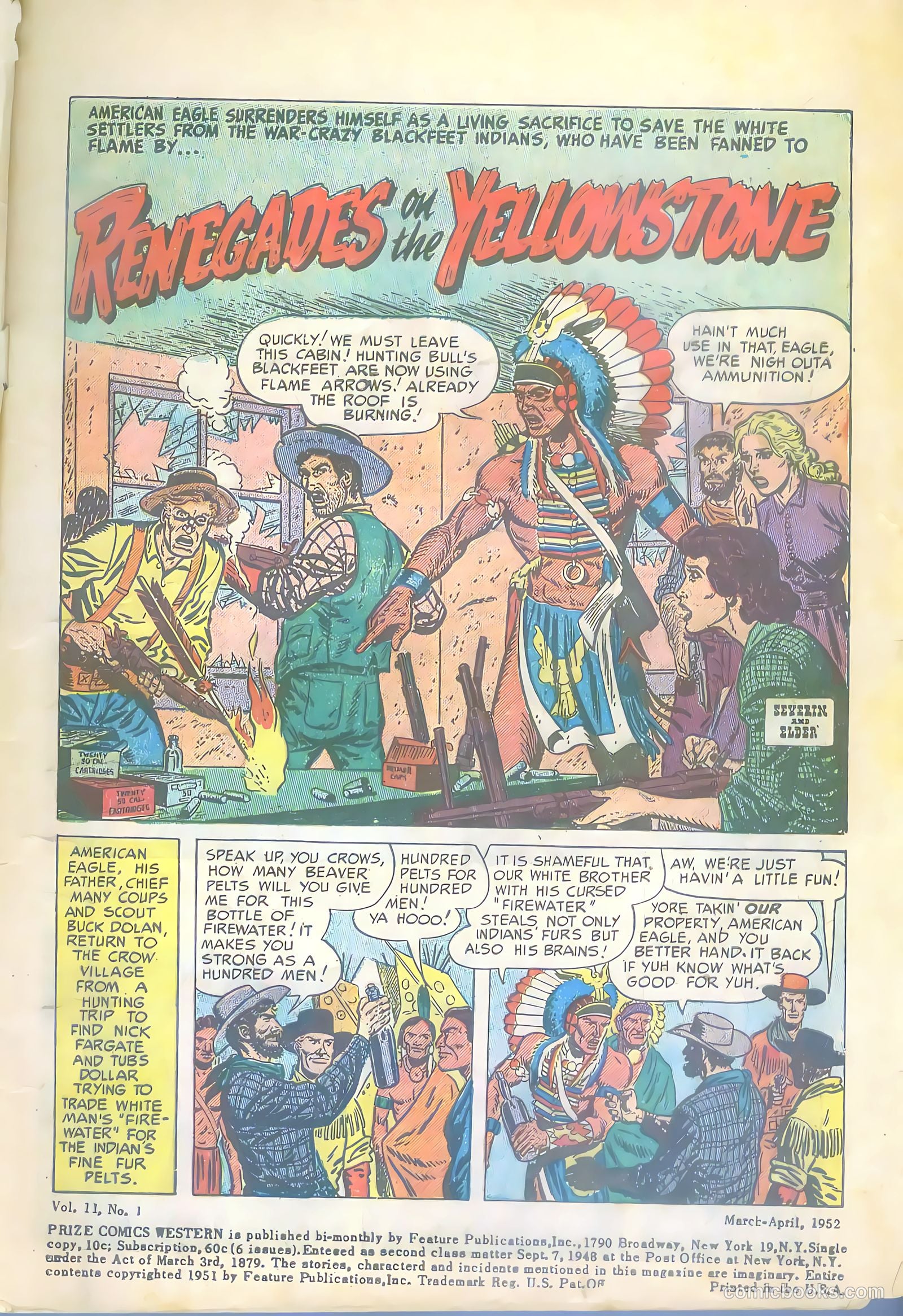Prize Comics Western #92 (1950) — page 3 of 44