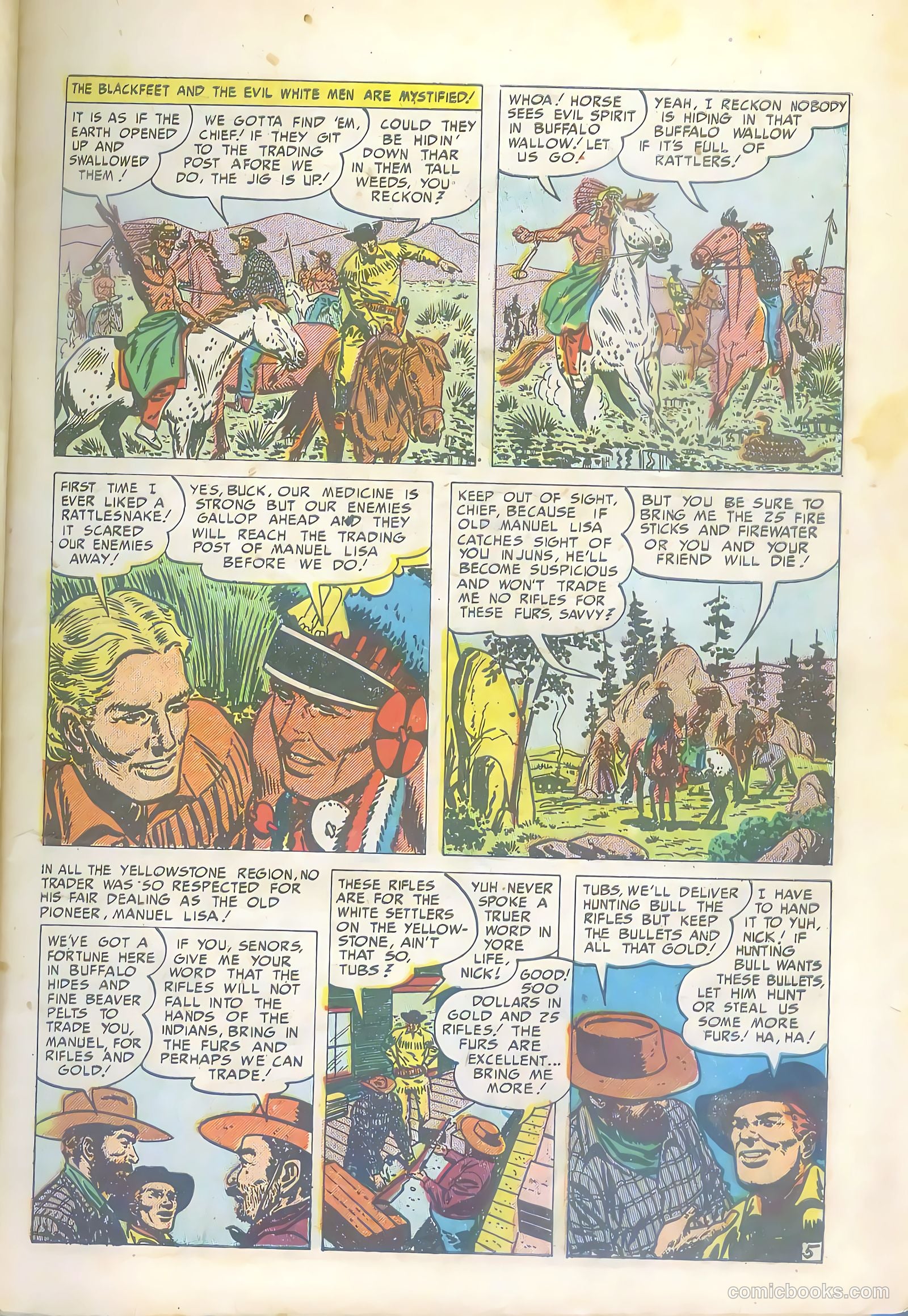 Prize Comics Western #92 (1950) — page 7 of 44
