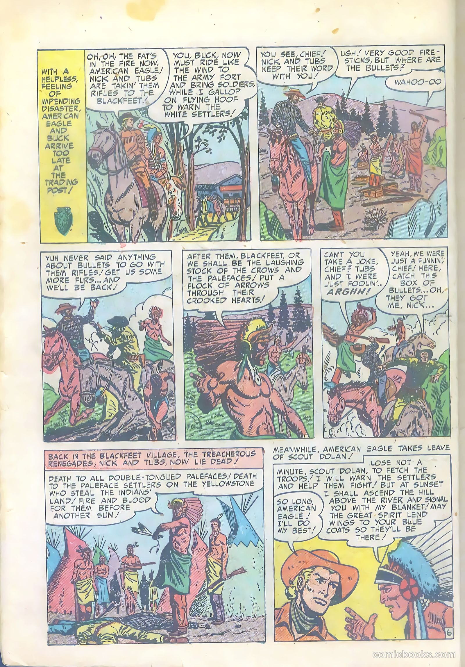 Prize Comics Western #92 (1950) — page 8 of 44