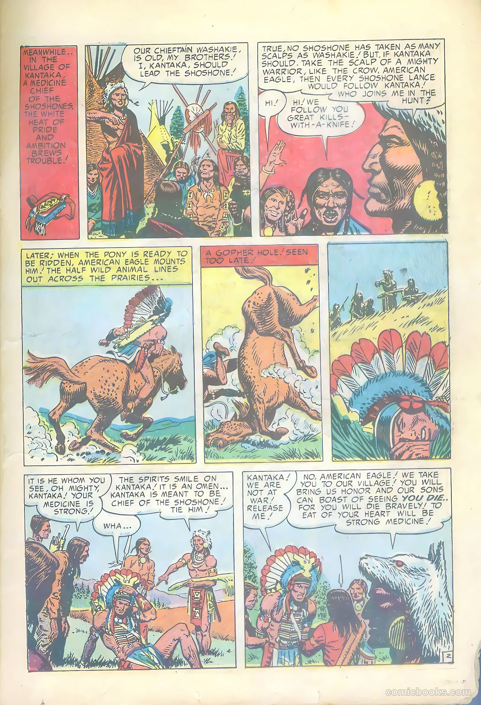 Prize Comics Western #92 (1950) — page 15 of 44