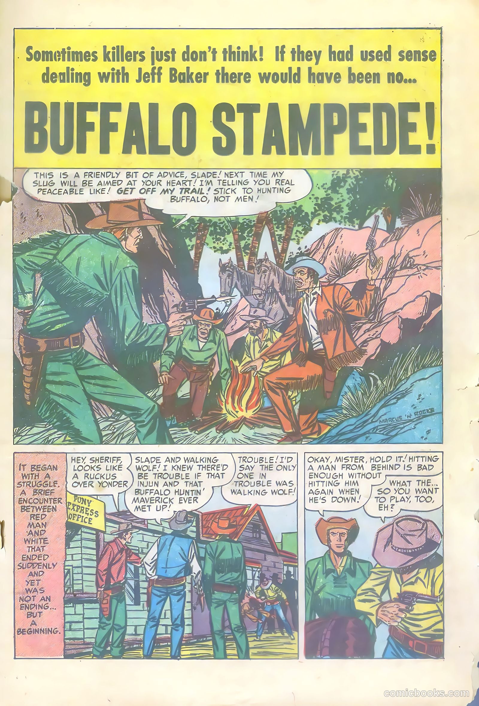 Prize Comics Western #92 (1950) — page 23 of 44