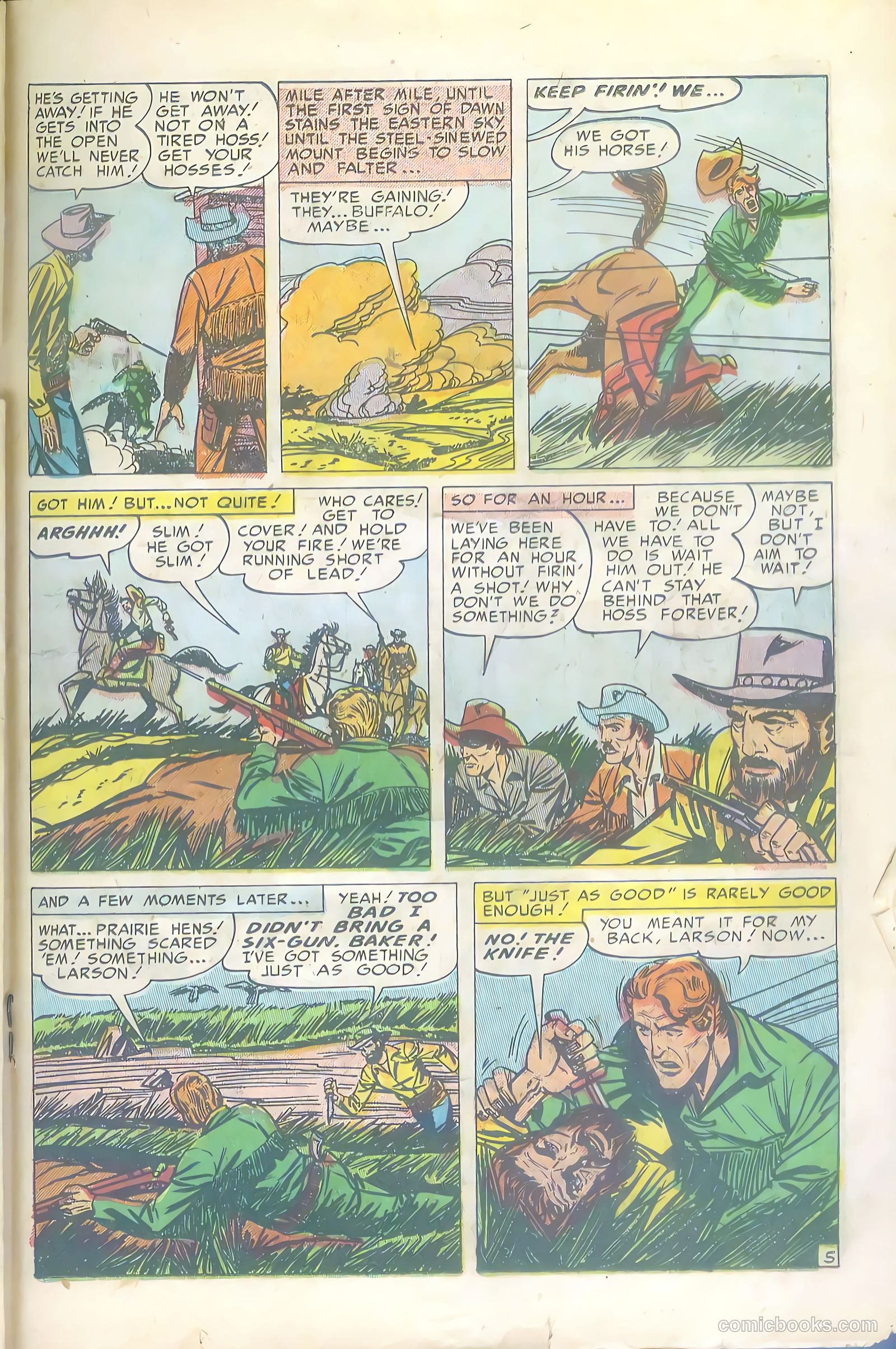 Prize Comics Western #92 (1950) — page 27 of 44