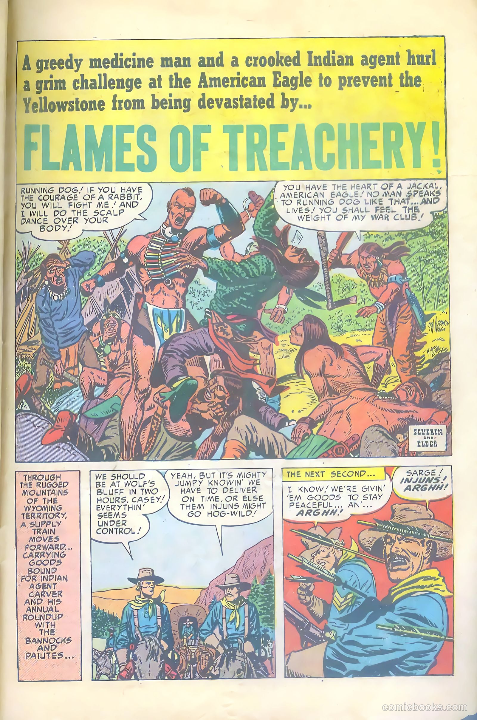 Prize Comics Western #92 (1950) — page 35 of 44