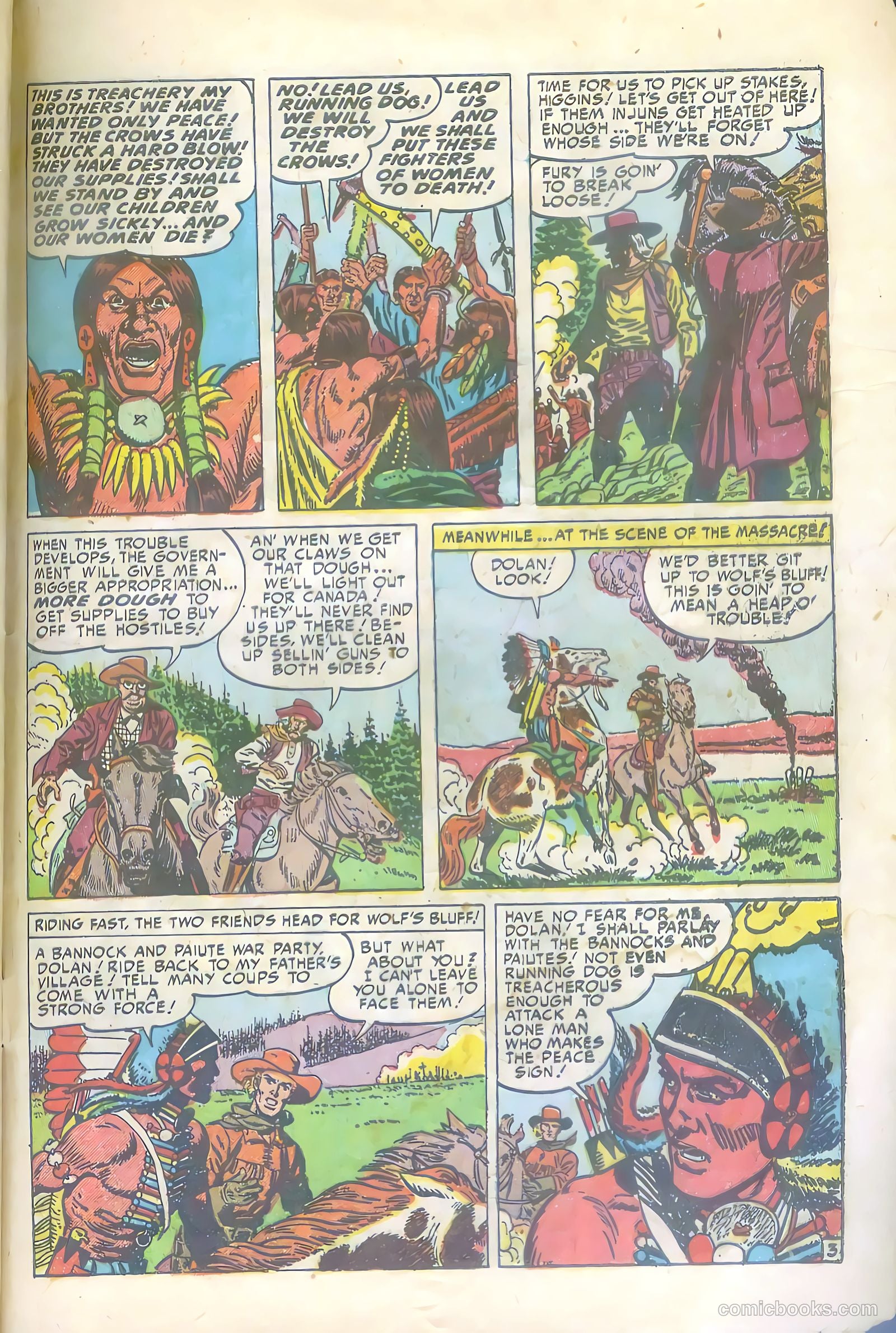 Prize Comics Western #92 (1950) — page 37 of 44