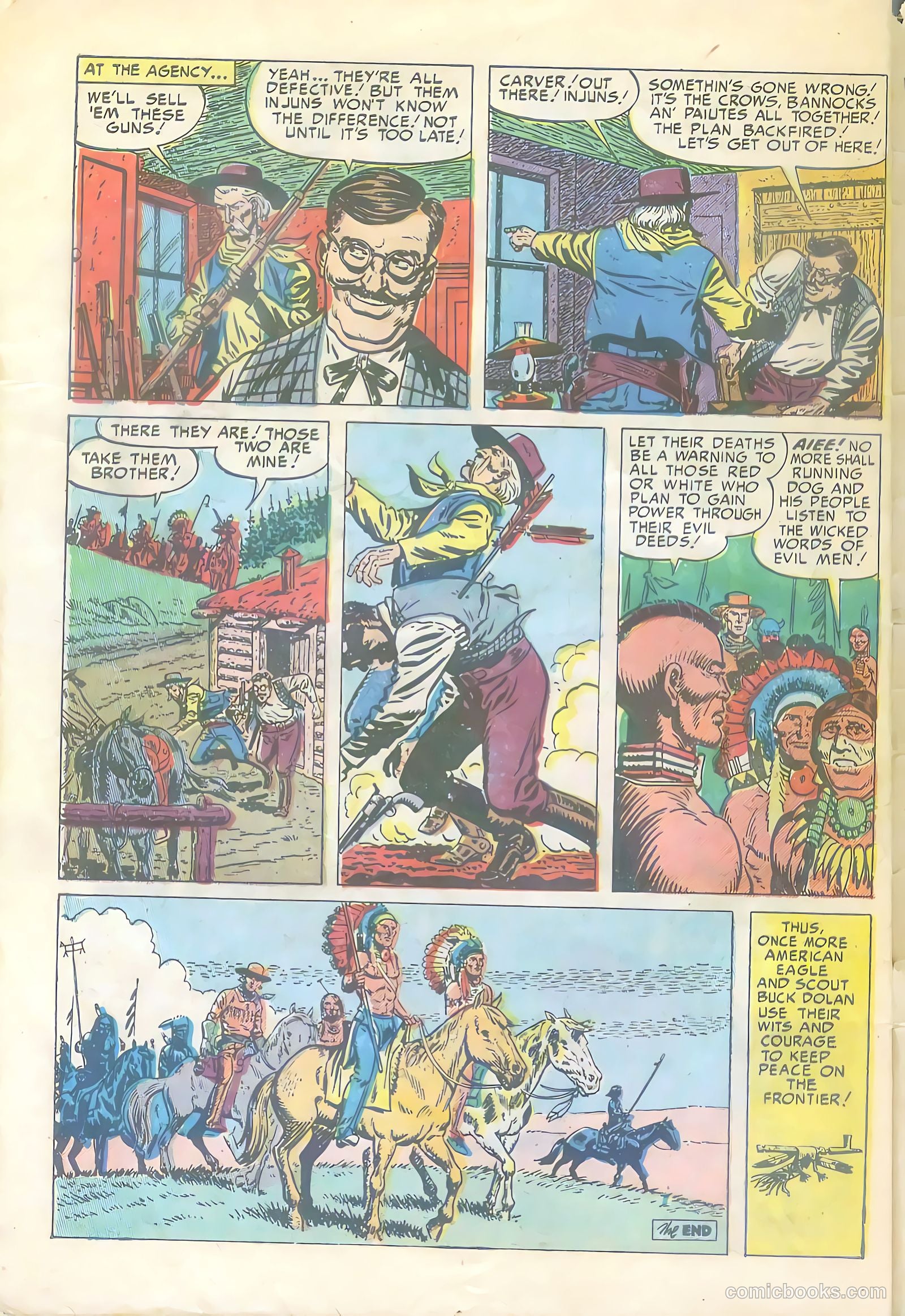 Prize Comics Western #92 (1950) — page 40 of 44