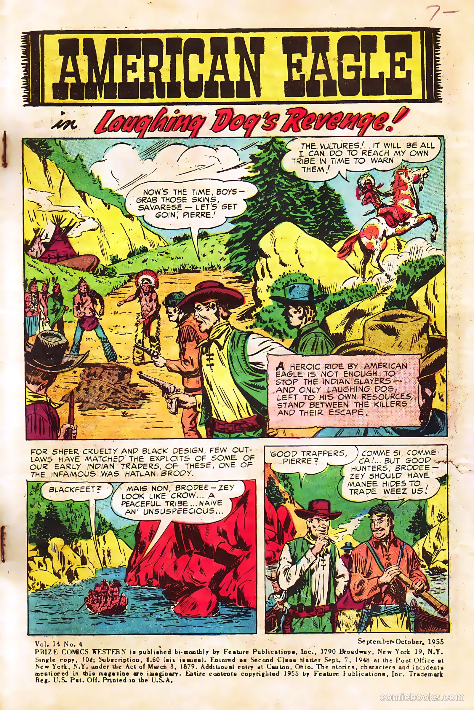Prize Comics Western #113 (1950) — page 3 of 36