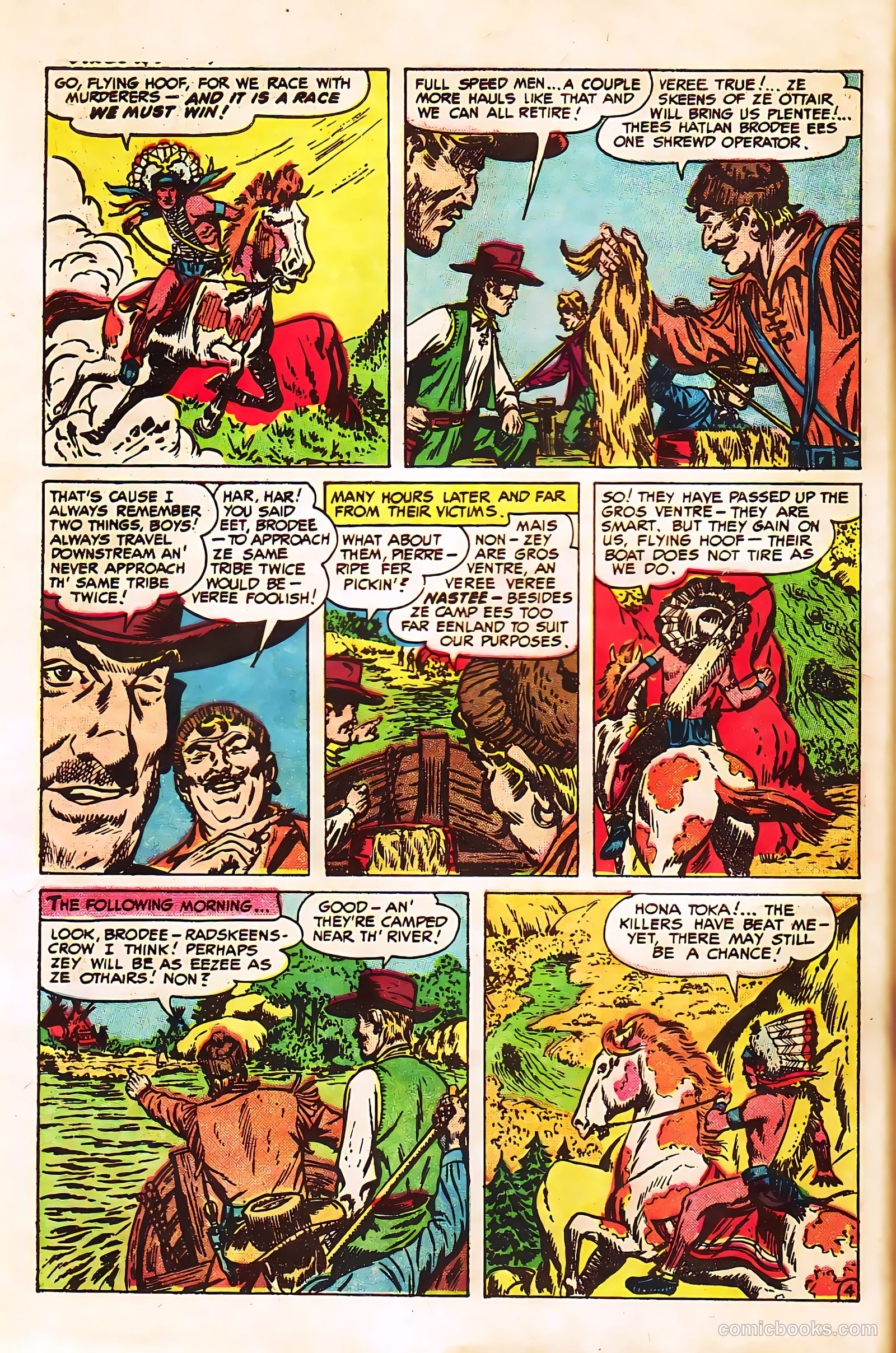 Prize Comics Western #113 (1950) — page 6 of 36