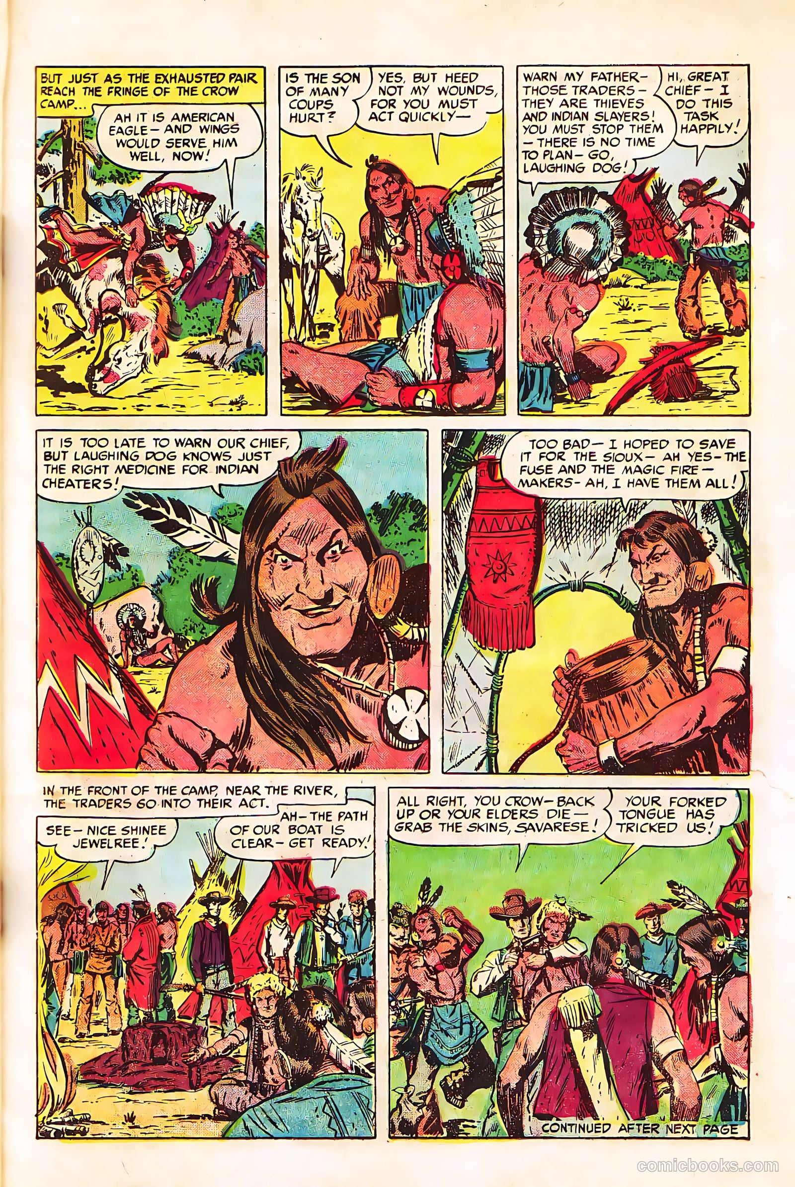 Prize Comics Western #113 (1950) — page 7 of 36