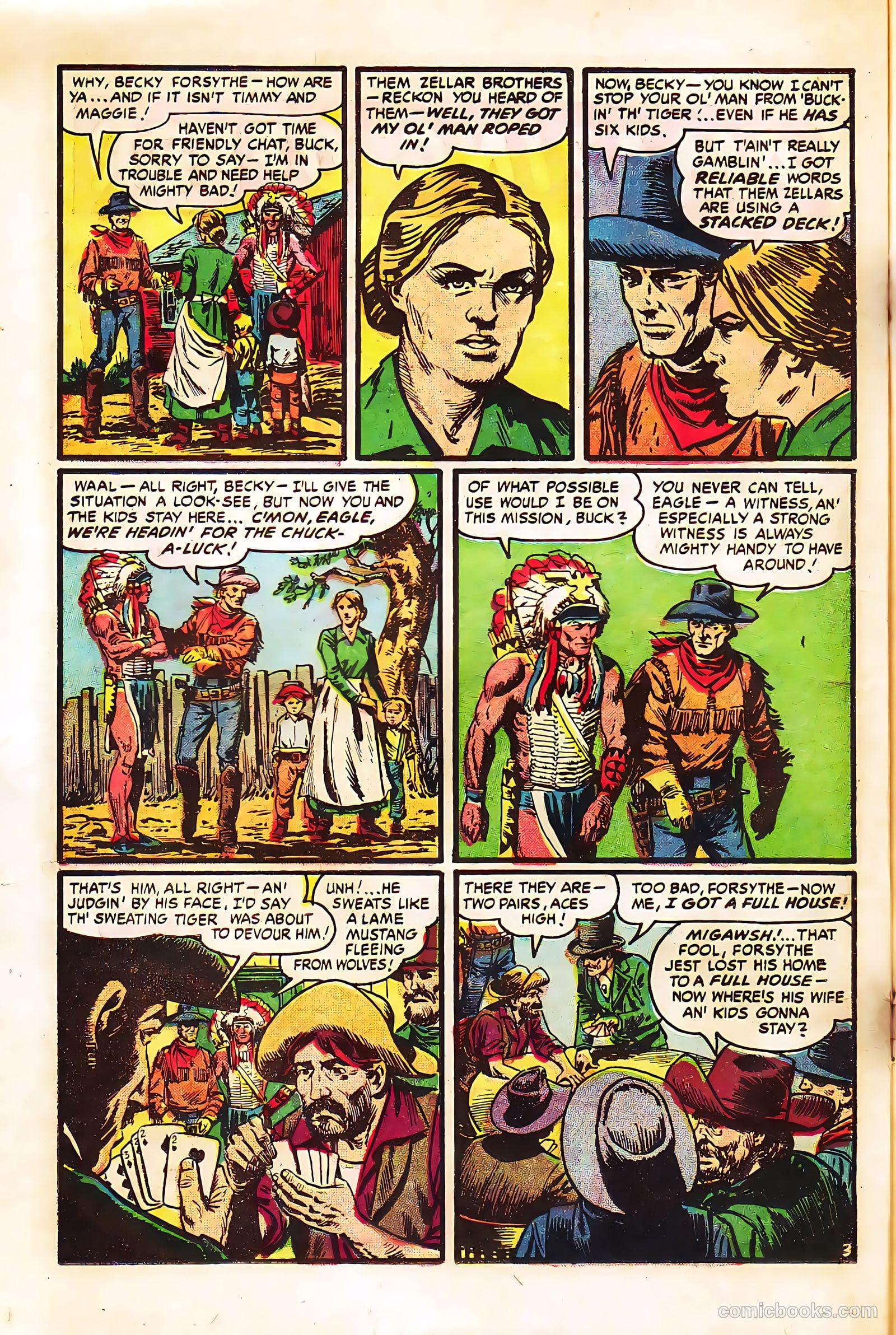 Prize Comics Western #113 (1950) — page 14 of 36