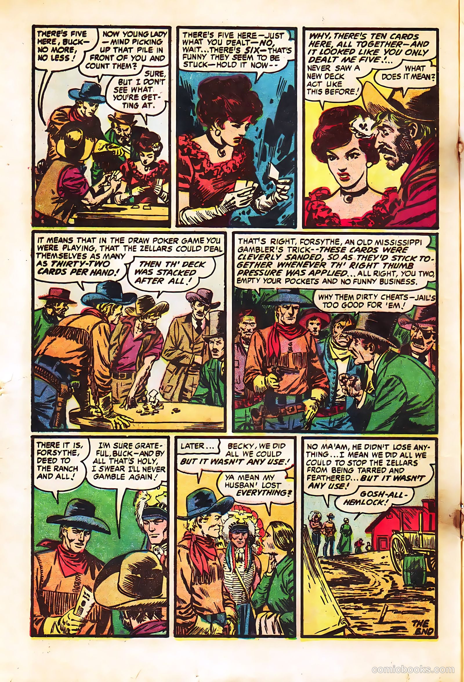 Prize Comics Western #113 (1950) — page 16 of 36