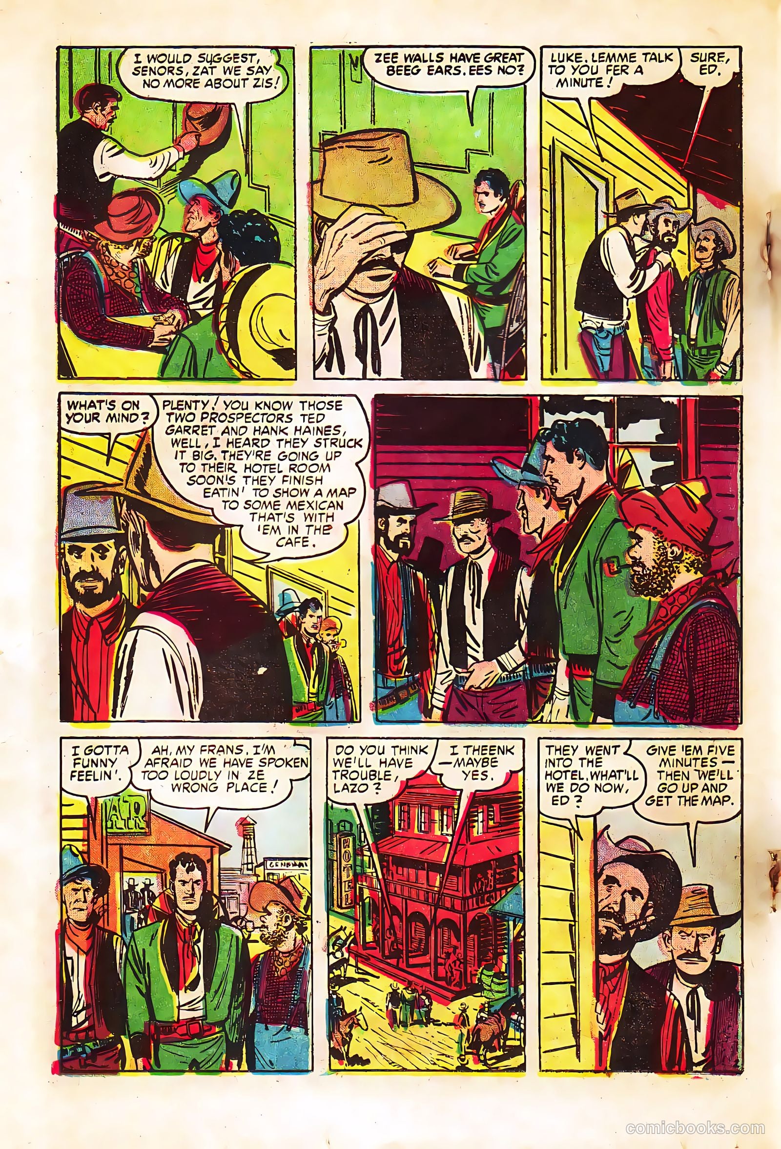 Prize Comics Western #113 (1950) — page 18 of 36