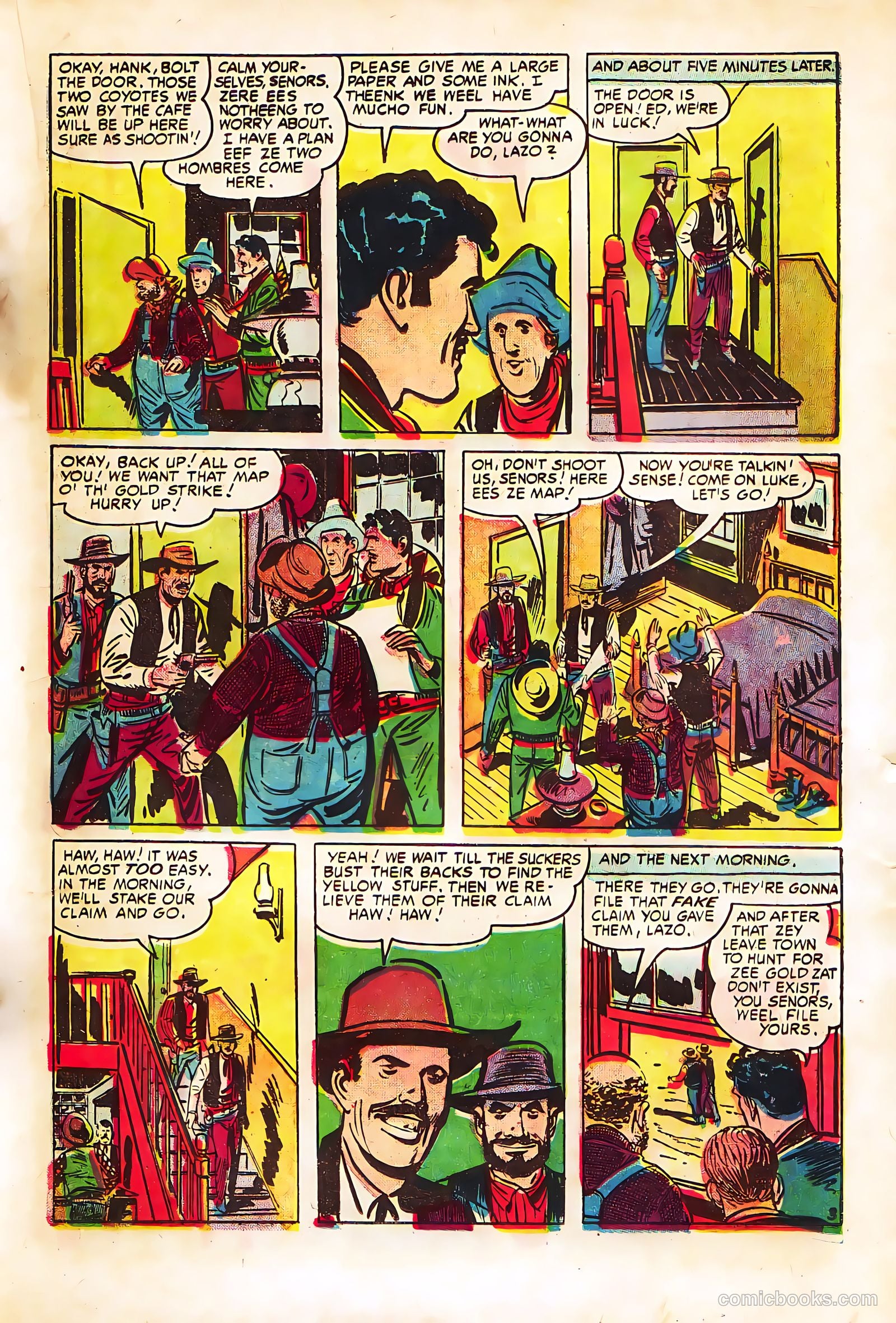 Prize Comics Western #113 (1950) — page 19 of 36