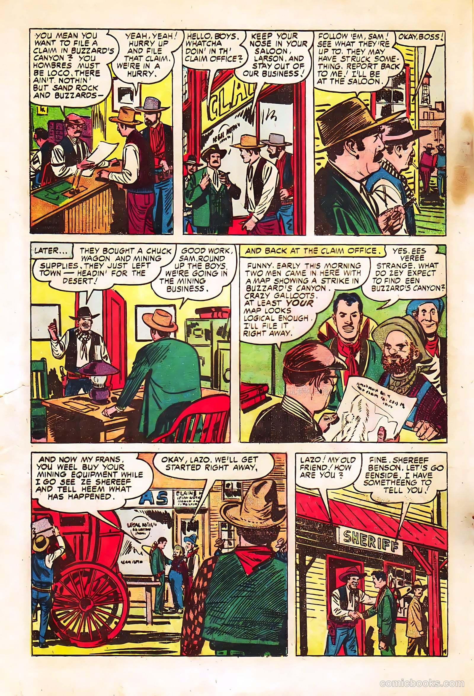 Prize Comics Western #113 (1950) — page 20 of 36