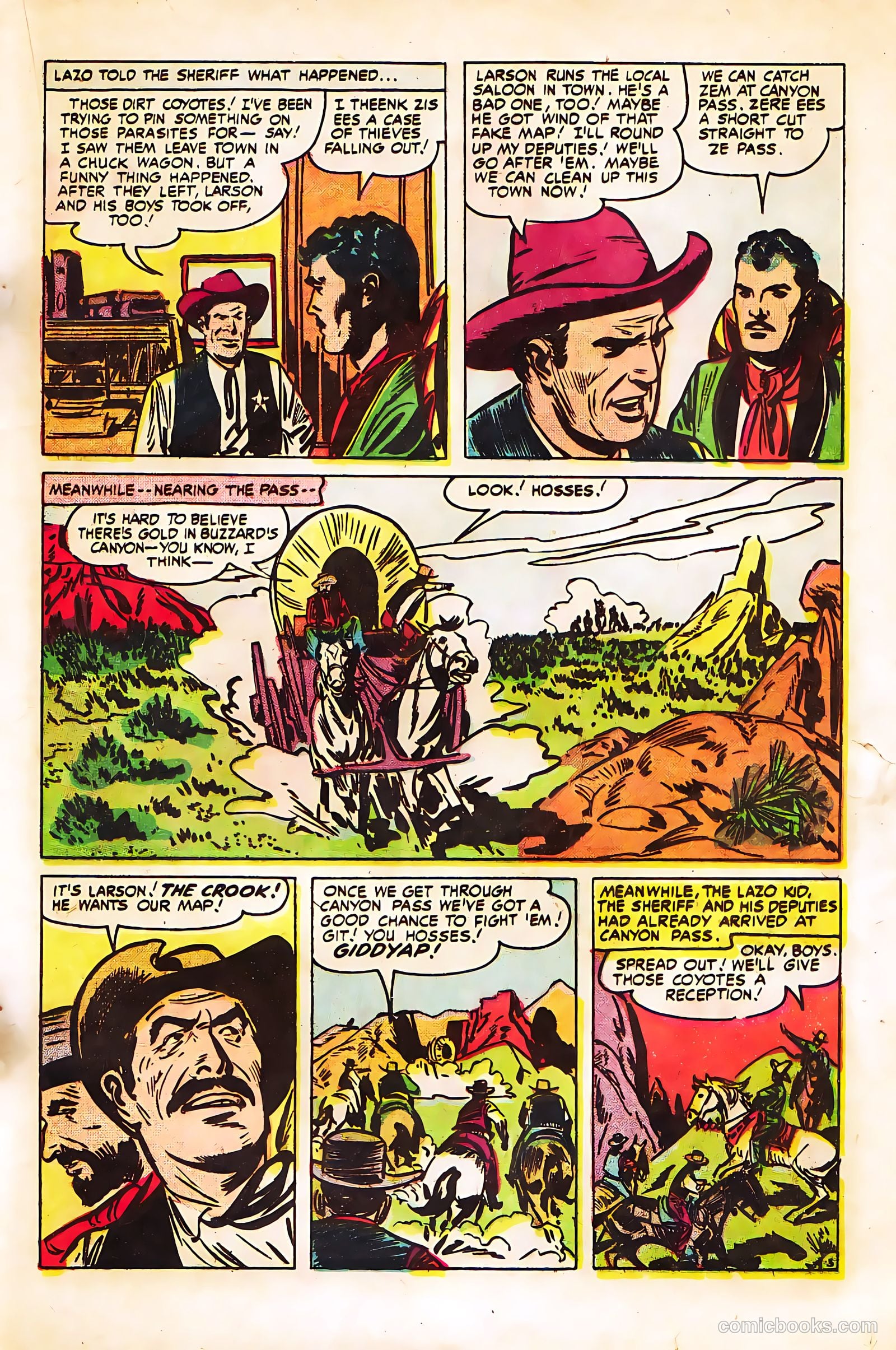 Prize Comics Western #113 (1950) — page 21 of 36