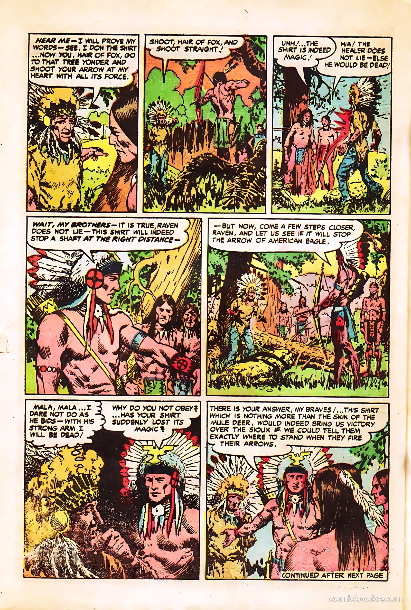 Prize Comics Western #113 (1950) — page 28 of 36