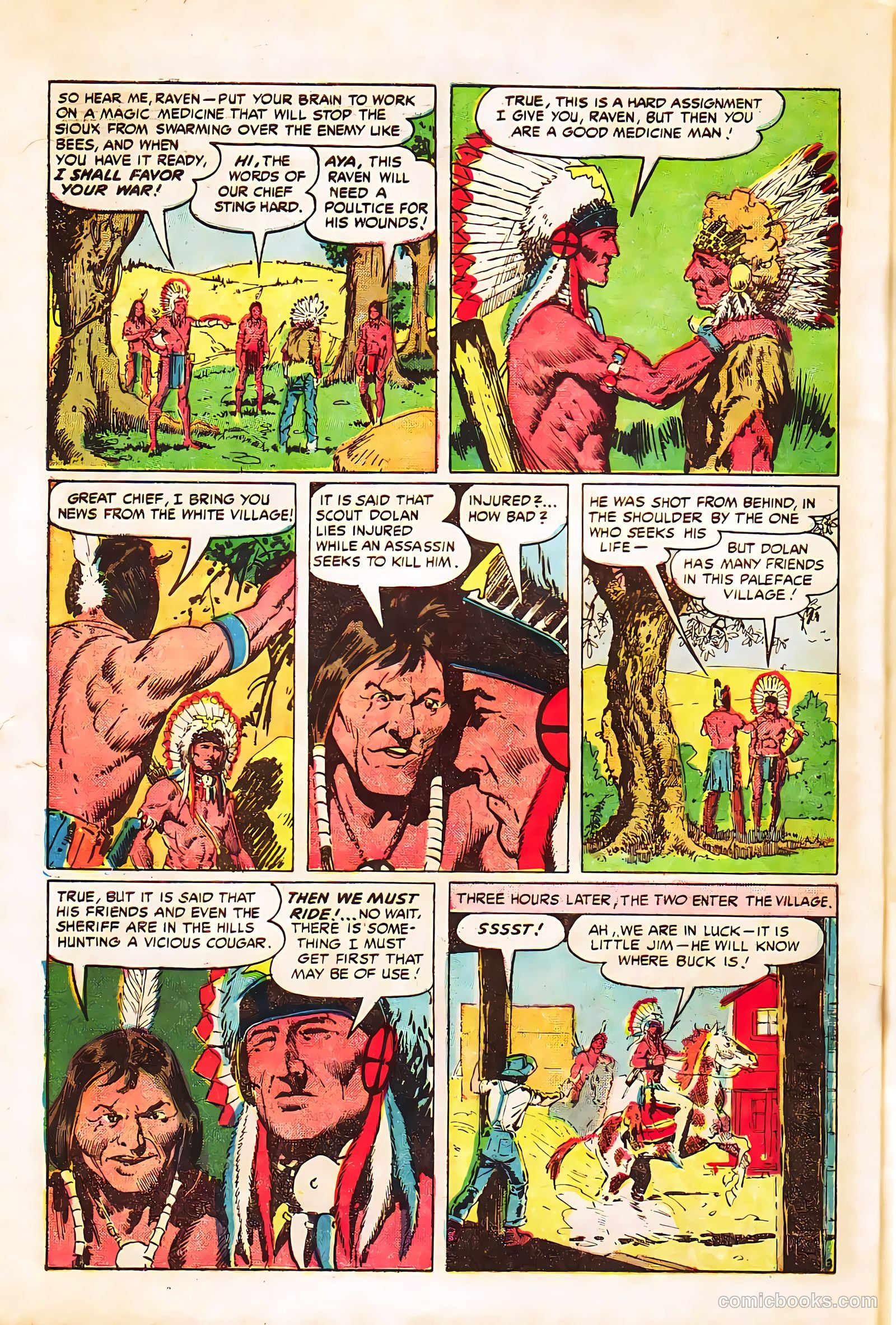 Prize Comics Western #113 (1950) — page 30 of 36