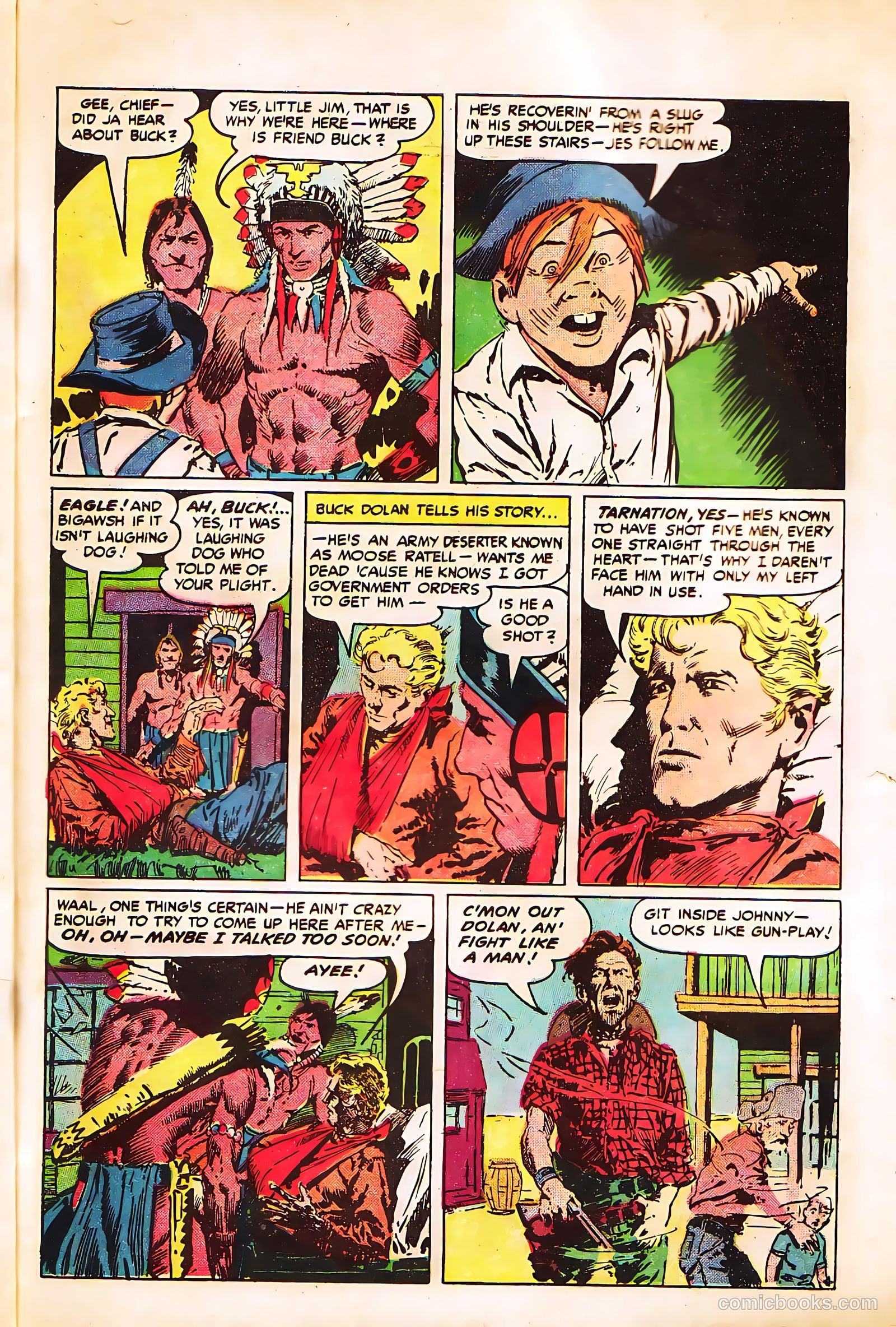 Prize Comics Western #113 (1950) — page 31 of 36