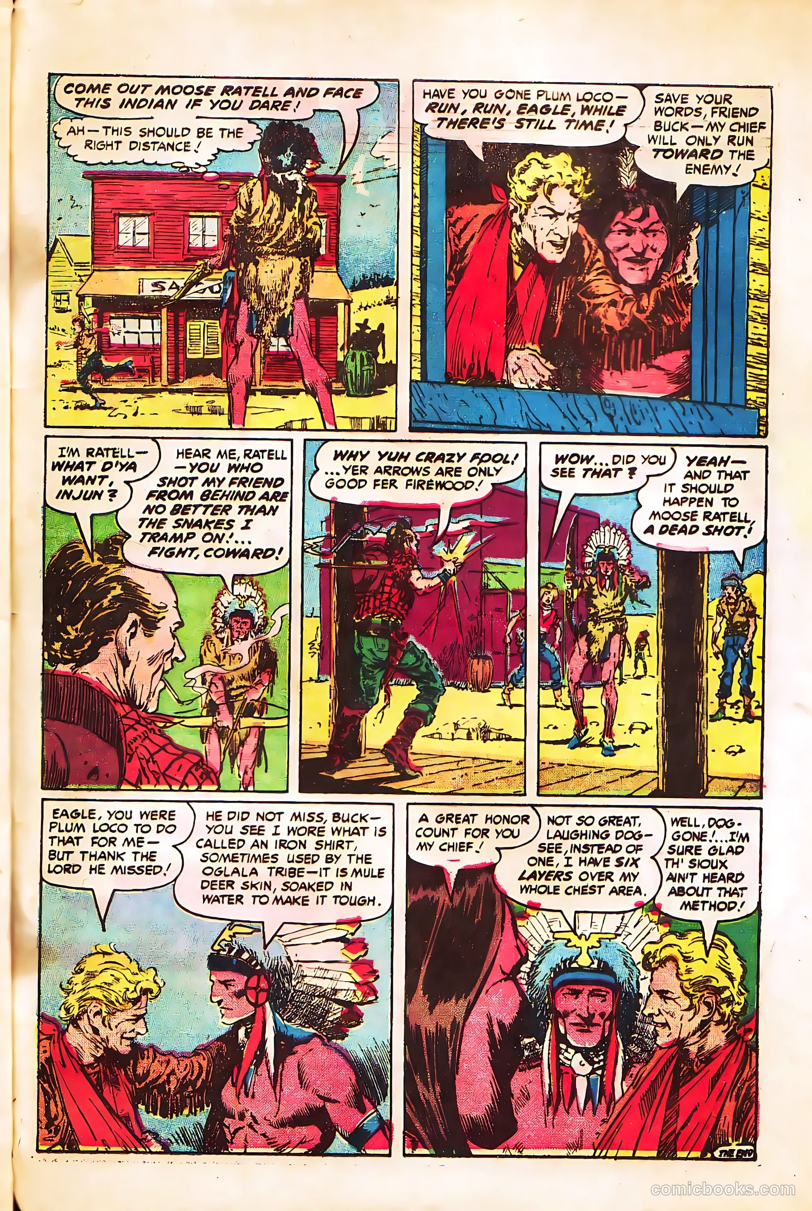 Prize Comics Western #113 (1950) — page 33 of 36