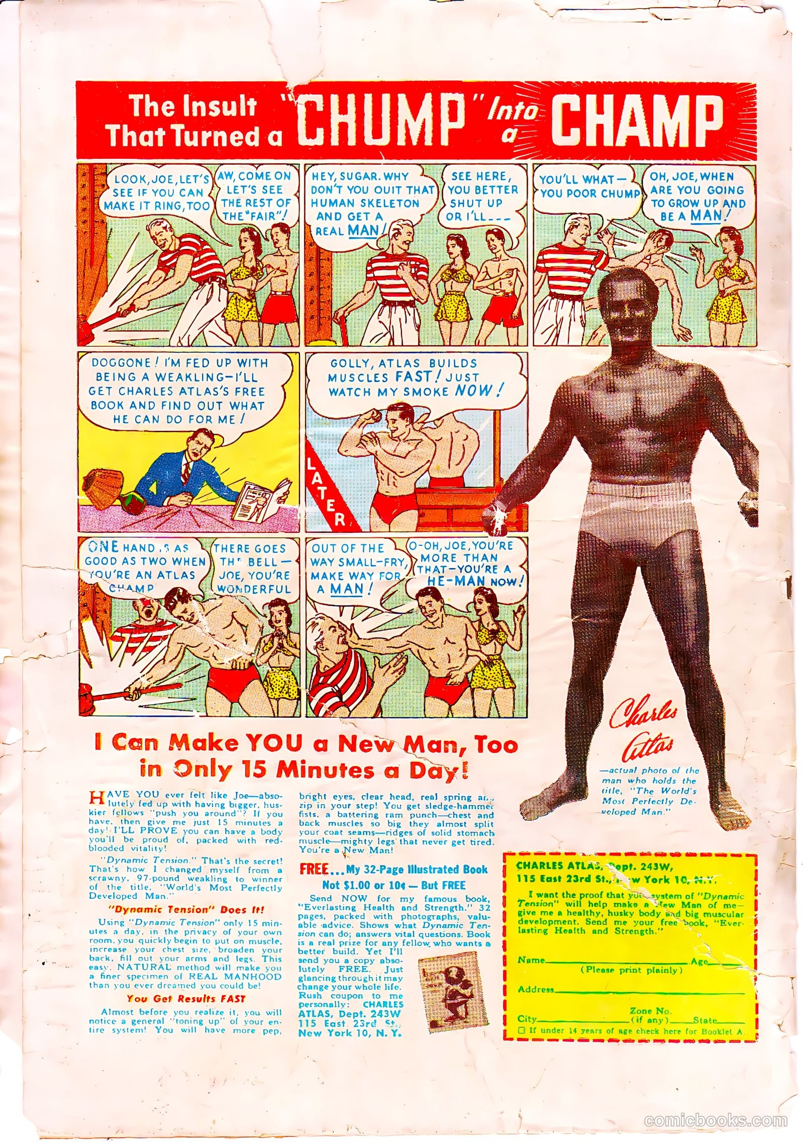 Prize Comics Western #113 (1950) — page 36 of 36