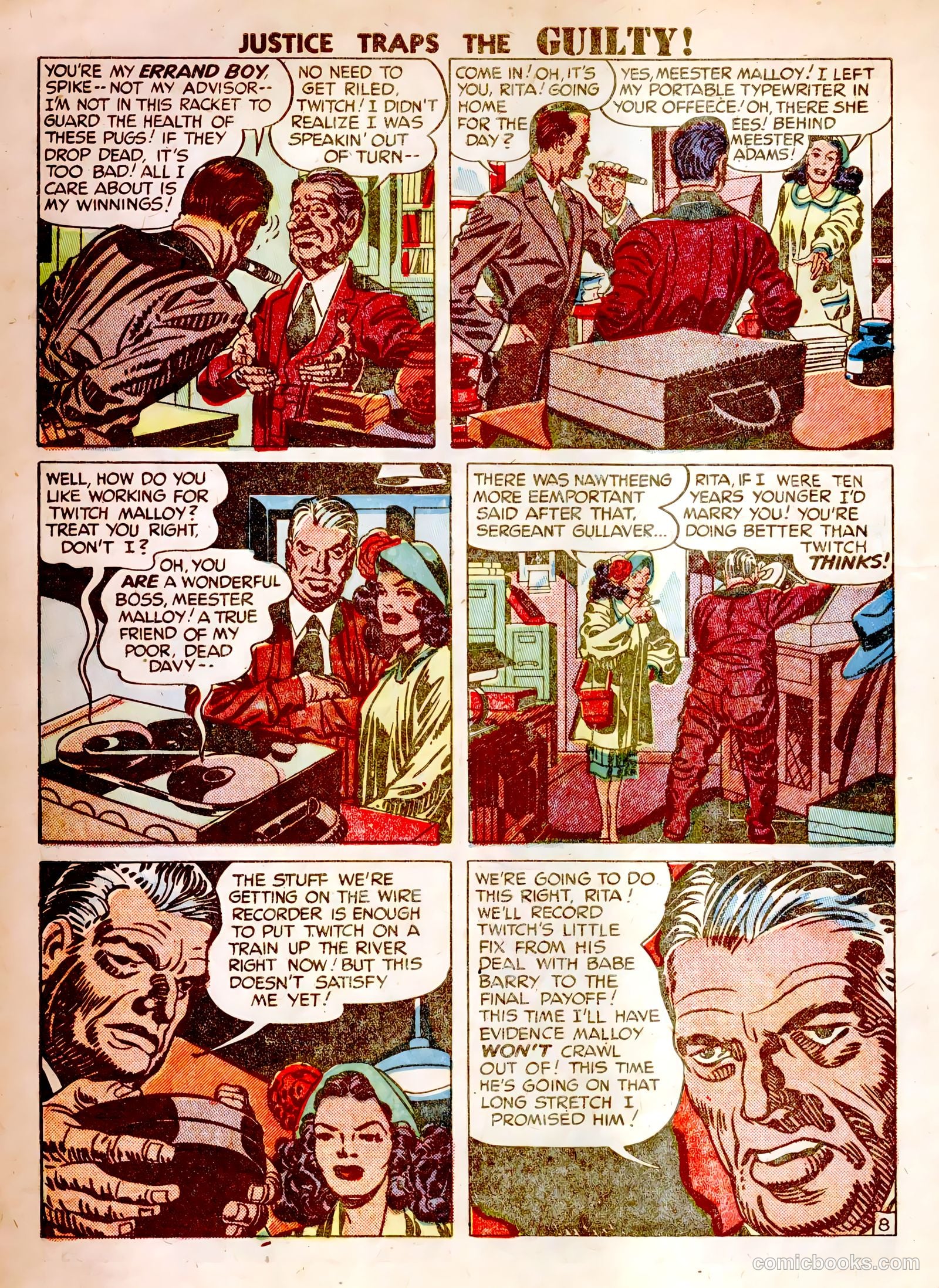 Justice Traps the Guilty #5 (1948) — page 10 of 52