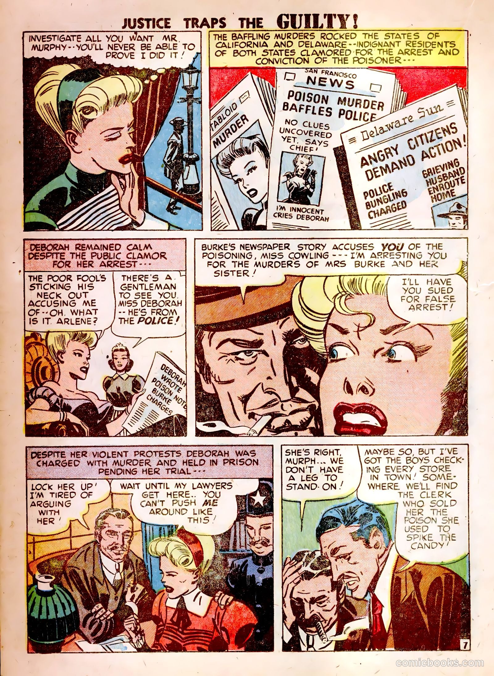 Justice Traps the Guilty #5 (1948) — page 22 of 52