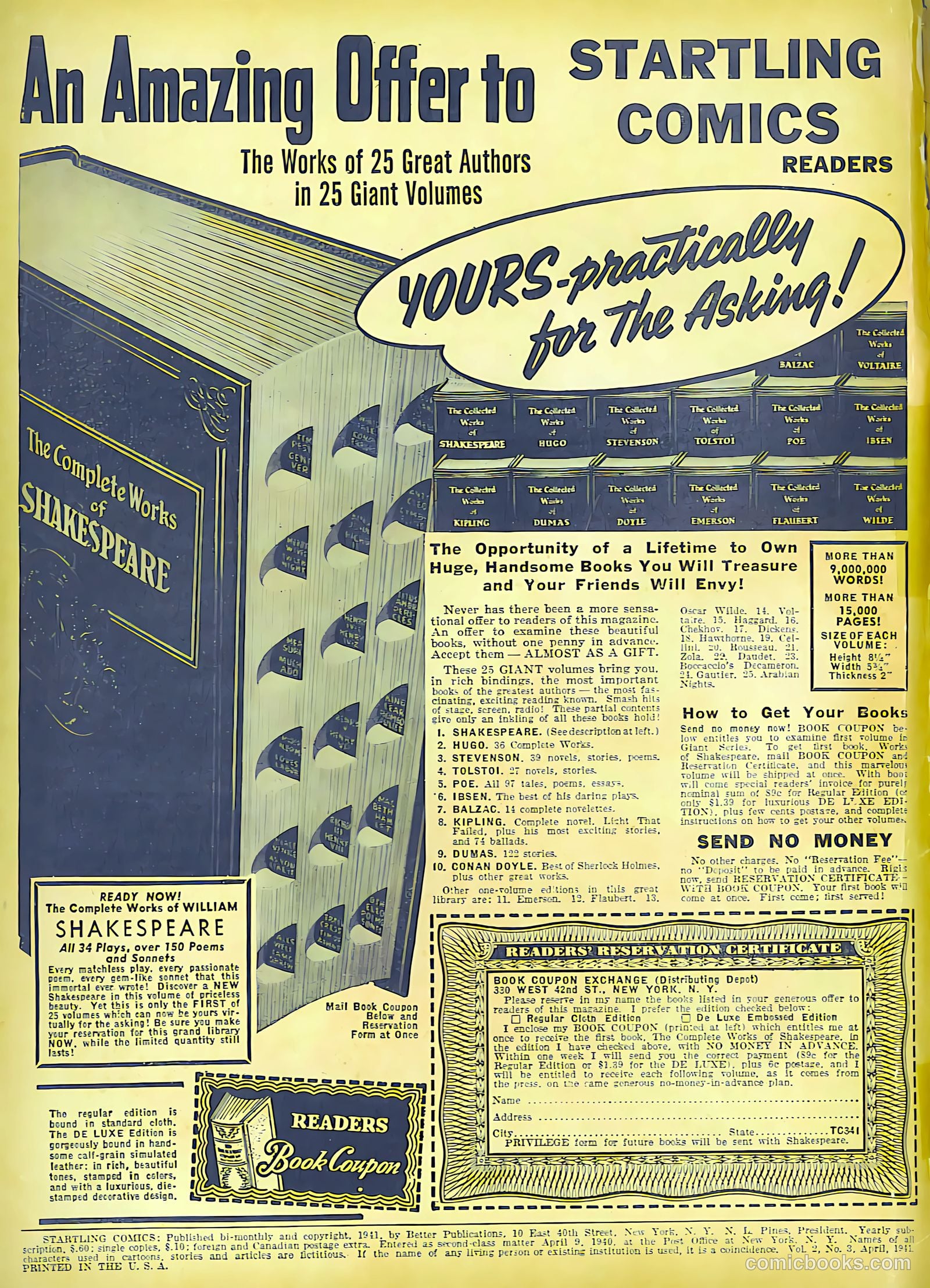 Startling Comics #6 (1940) — page 2 of 68