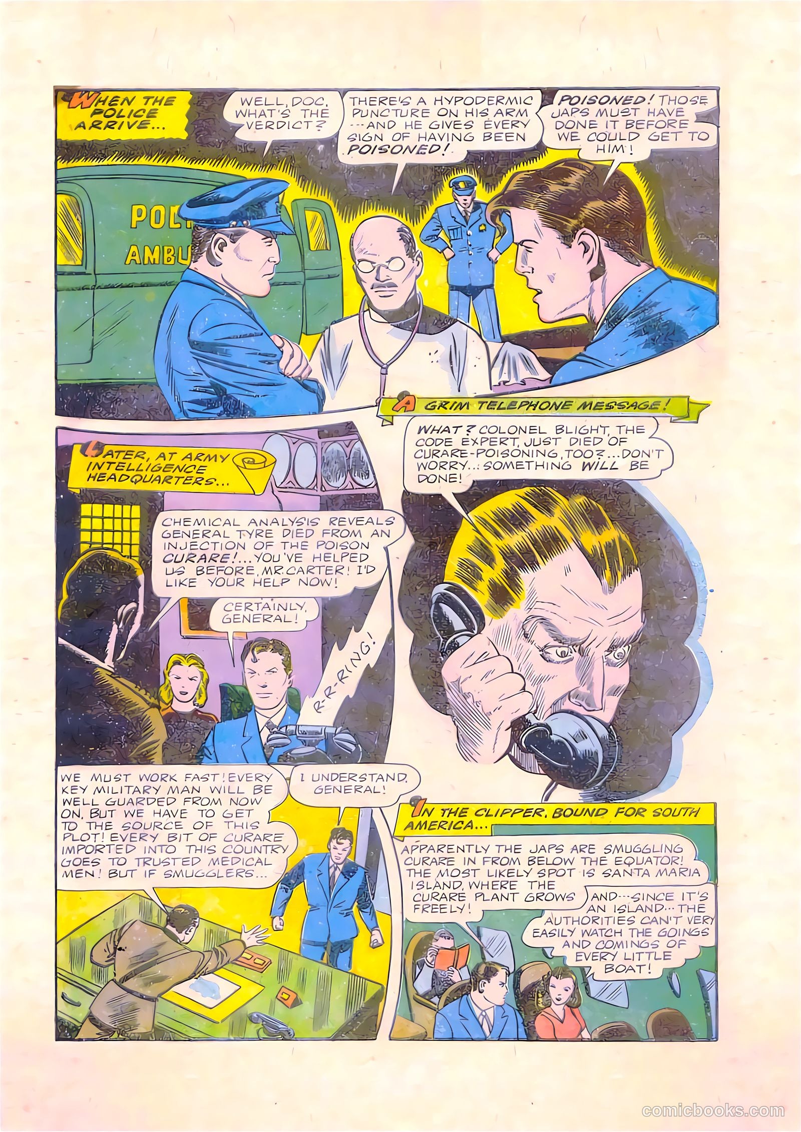 Startling Comics #35 (1940) — page 4 of 50