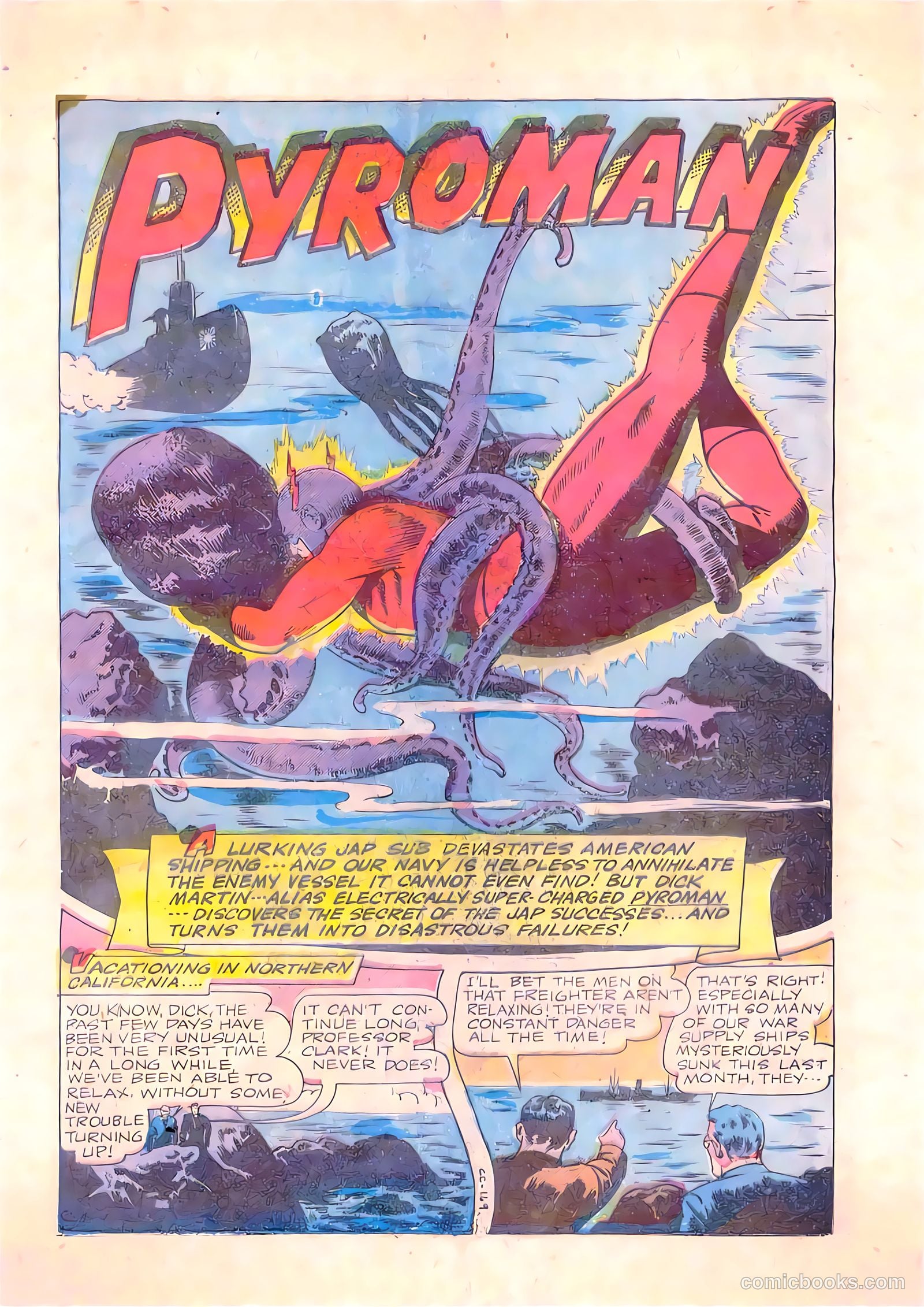 Startling Comics #35 (1940) — page 12 of 50