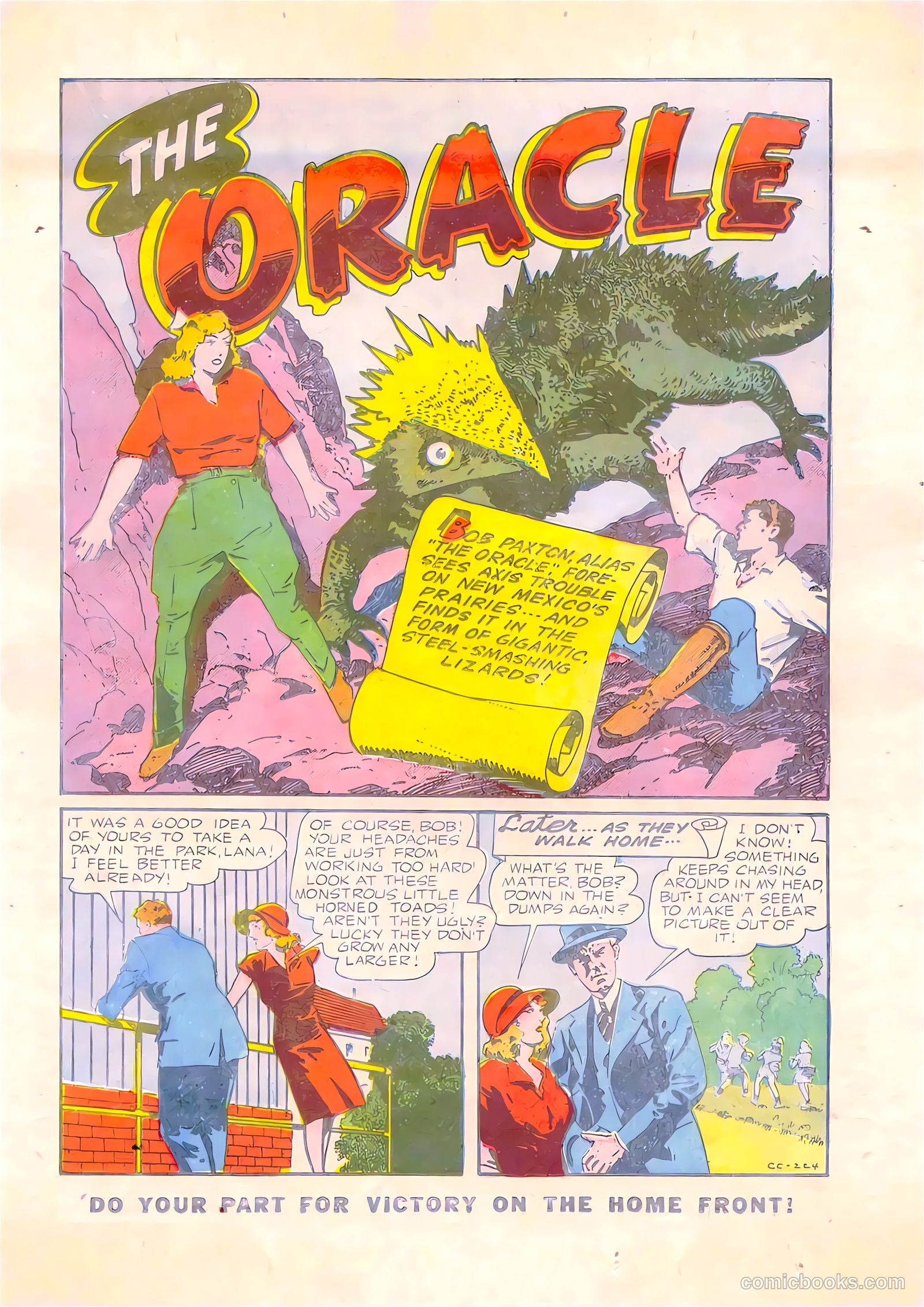 Startling Comics #35 (1940) — page 32 of 50
