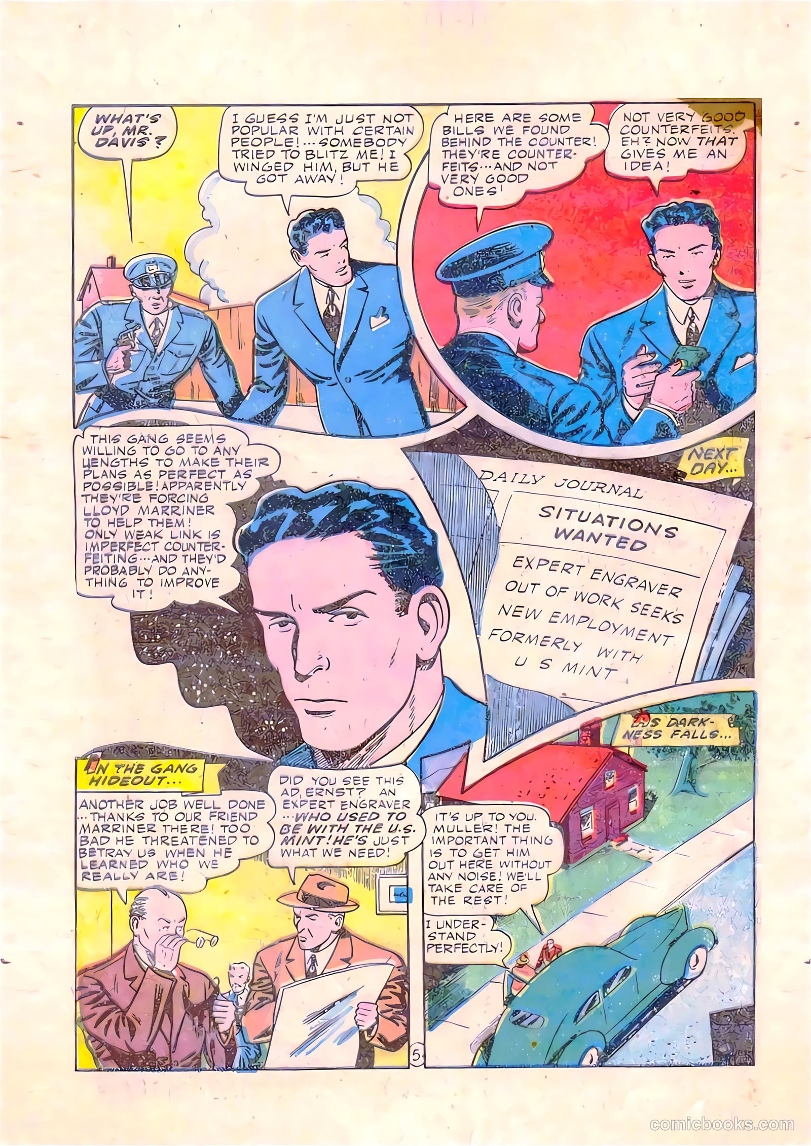 Startling Comics #35 (1940) — page 45 of 50