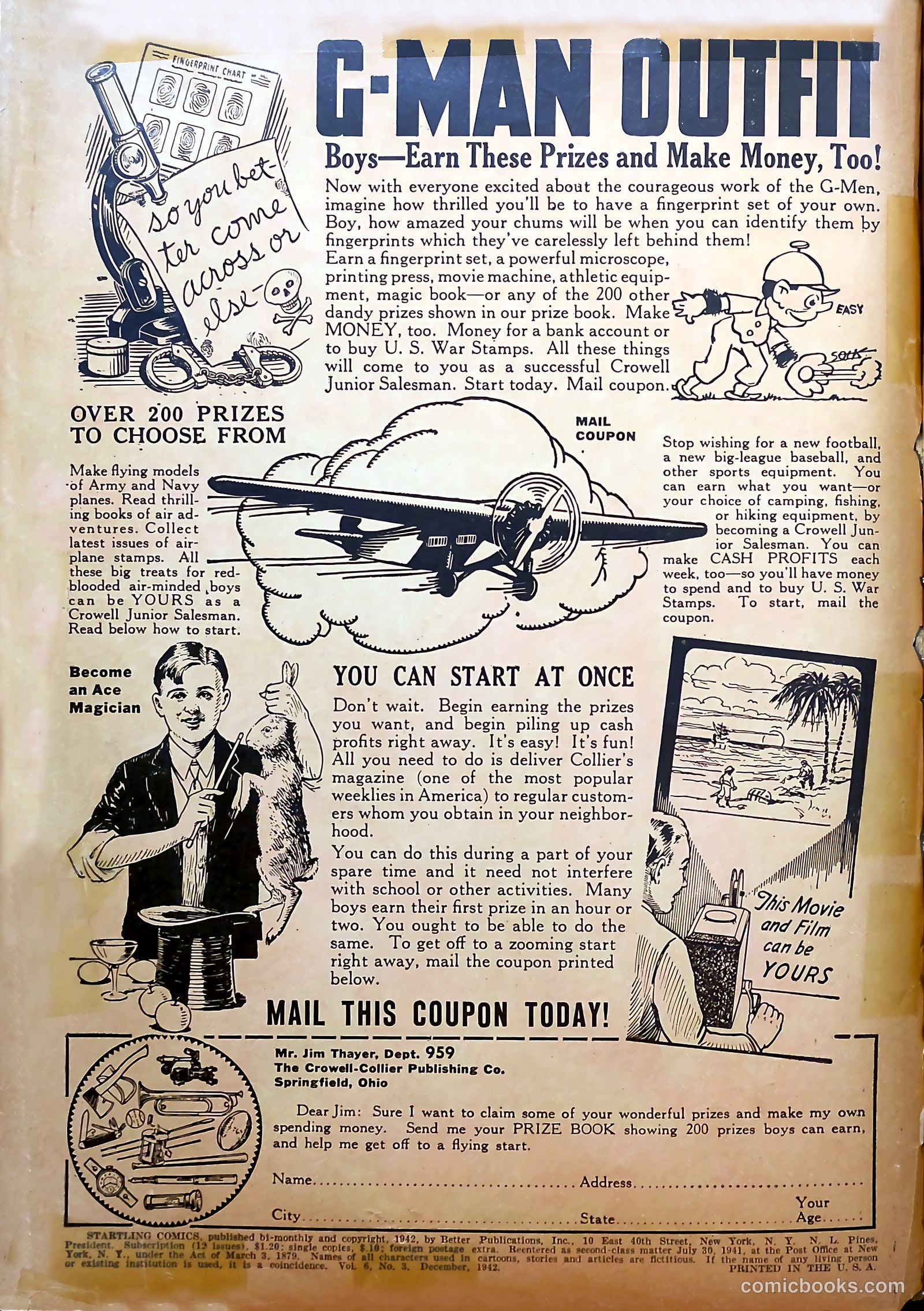 Startling Comics #18 (1940) — page 2 of 68
