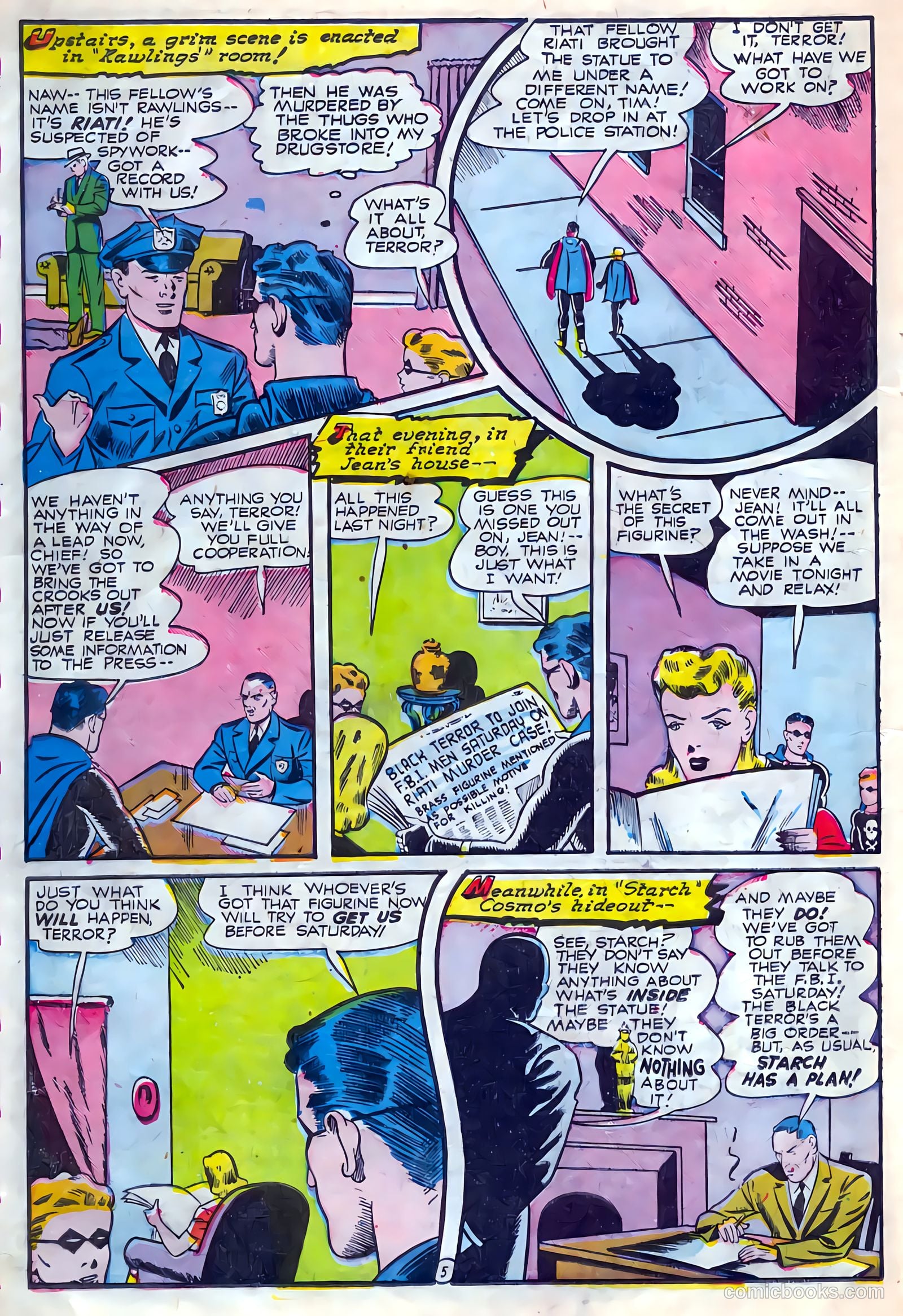 The Black Terror #12 (1942) — page 19 of 38