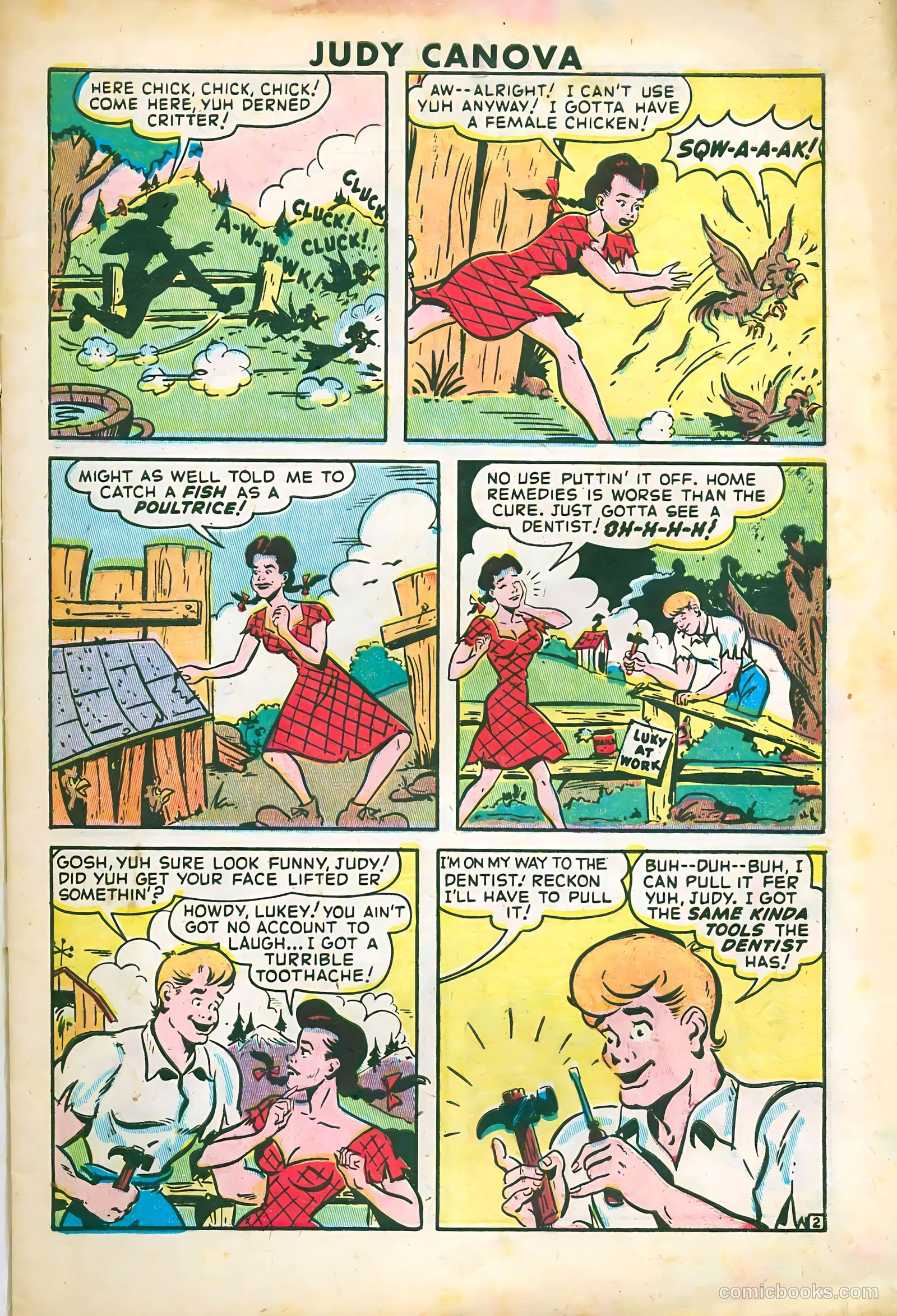 Judy Canova #2 (1950) — page 3 of 36