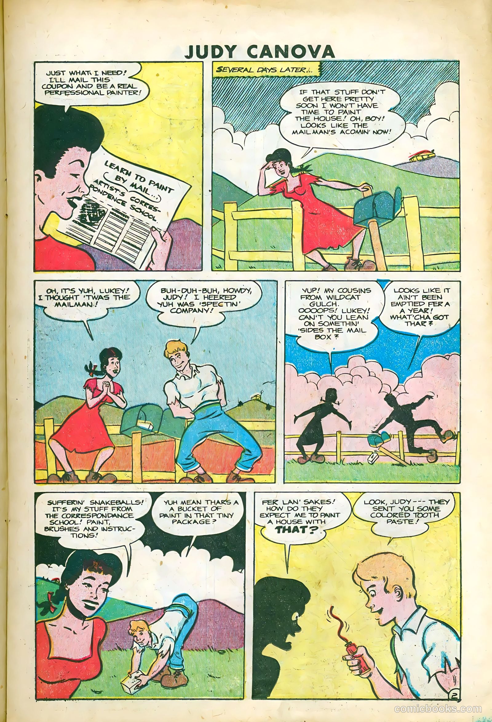 Judy Canova #2 (1950) — page 15 of 36