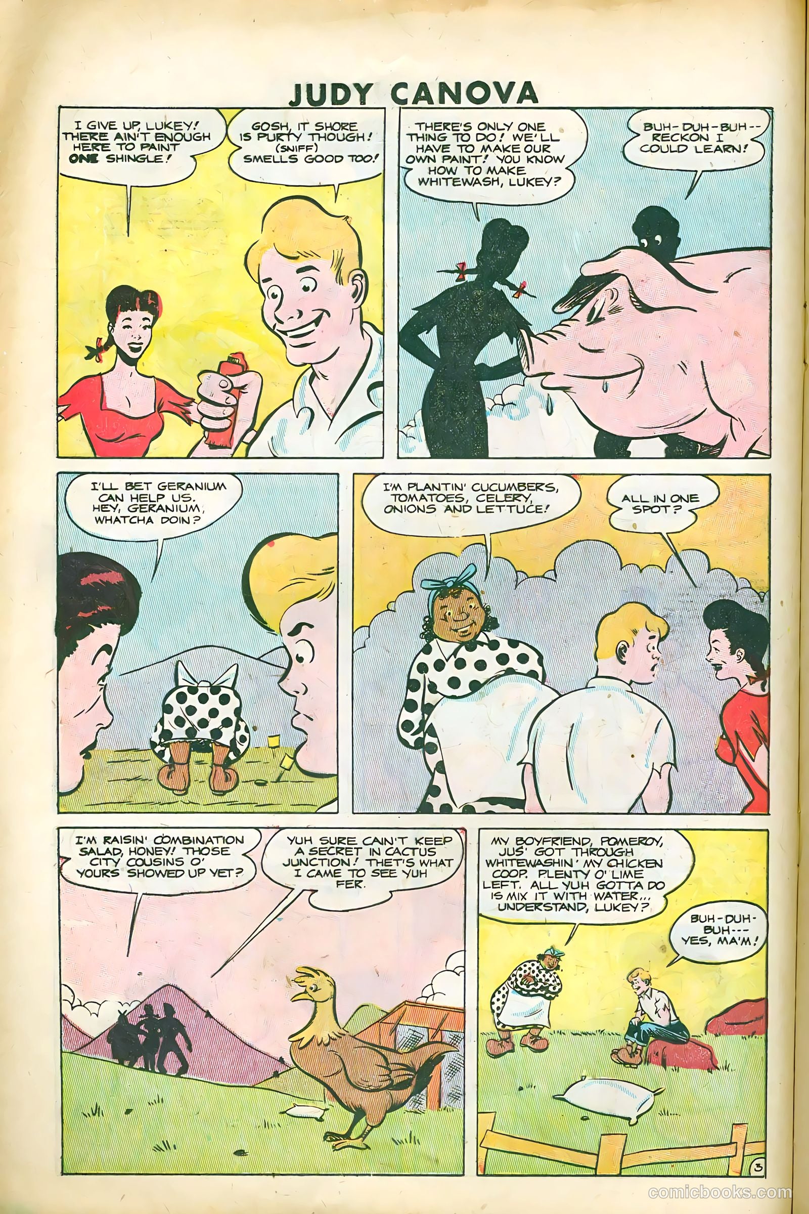 Judy Canova #2 (1950) — page 16 of 36