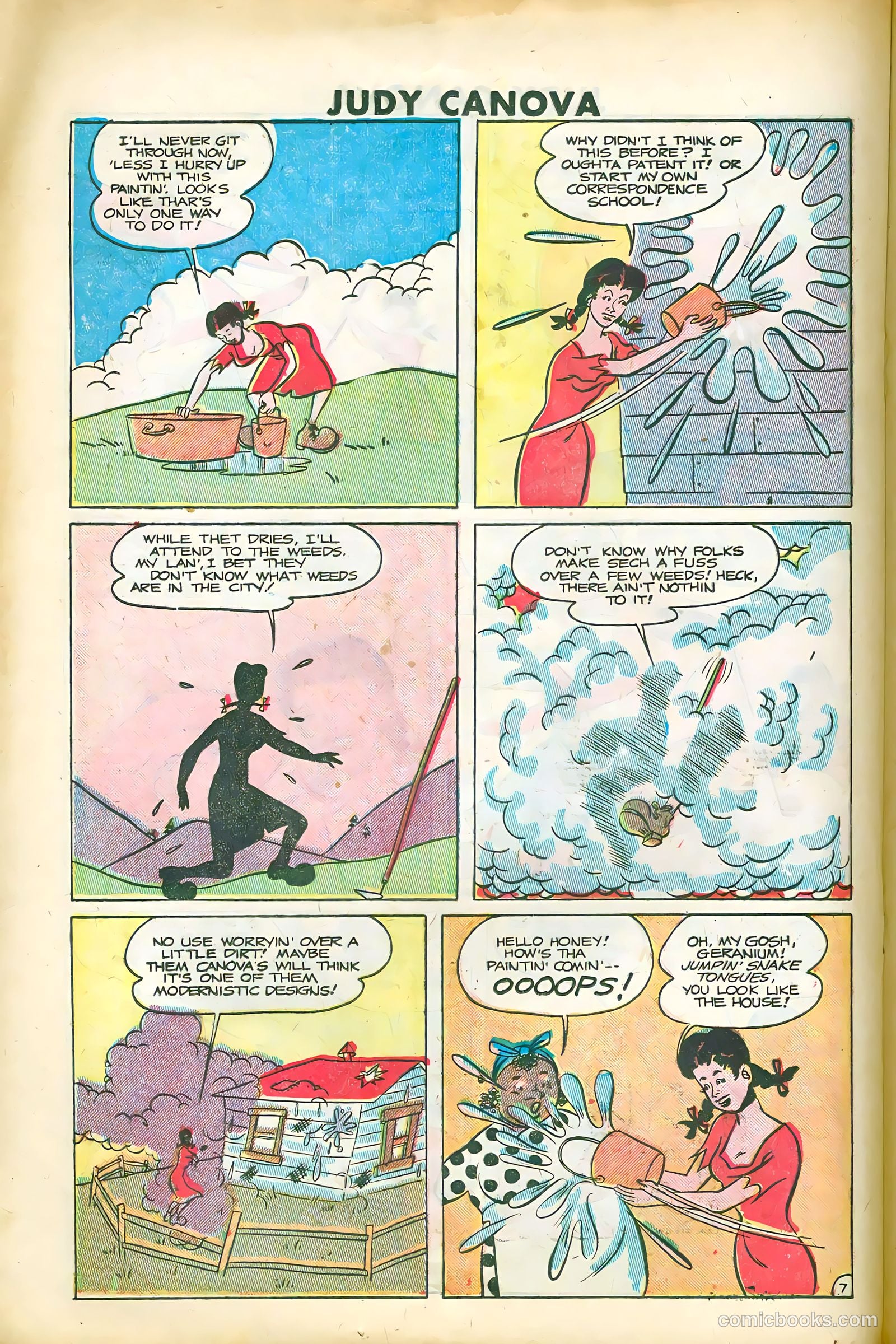 Judy Canova #2 (1950) — page 20 of 36