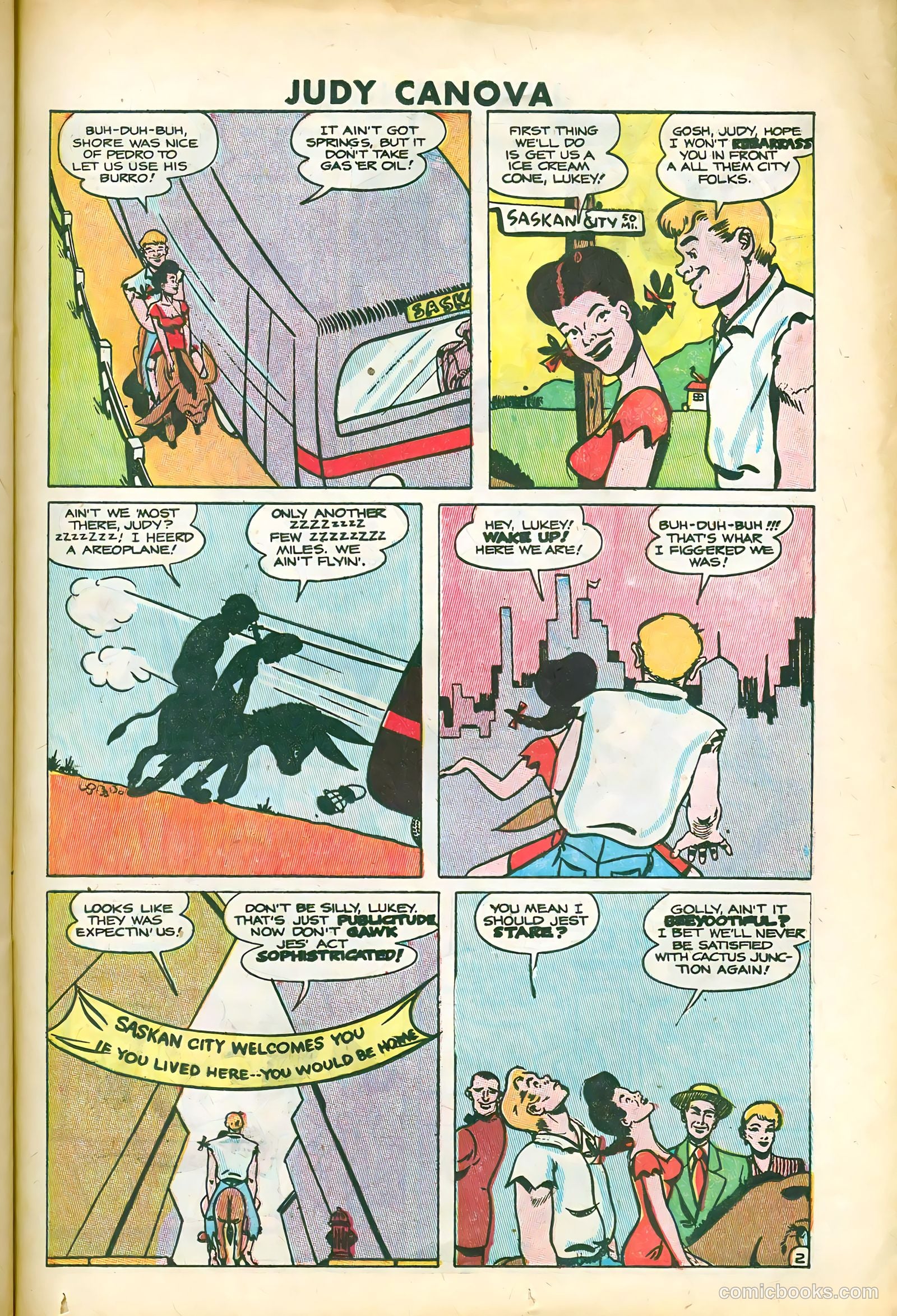 Judy Canova #2 (1950) — page 25 of 36