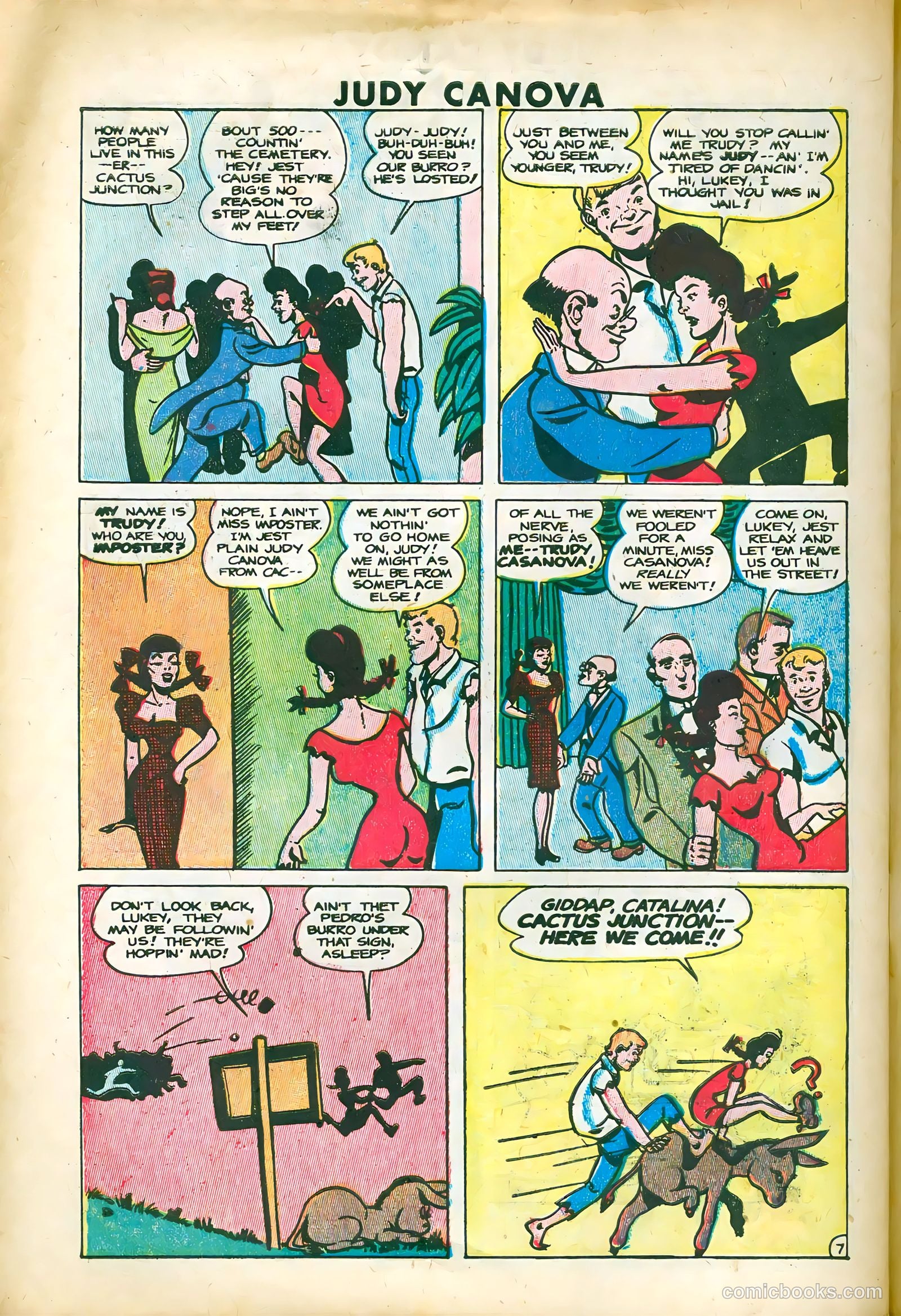 Judy Canova #2 (1950) — page 30 of 36