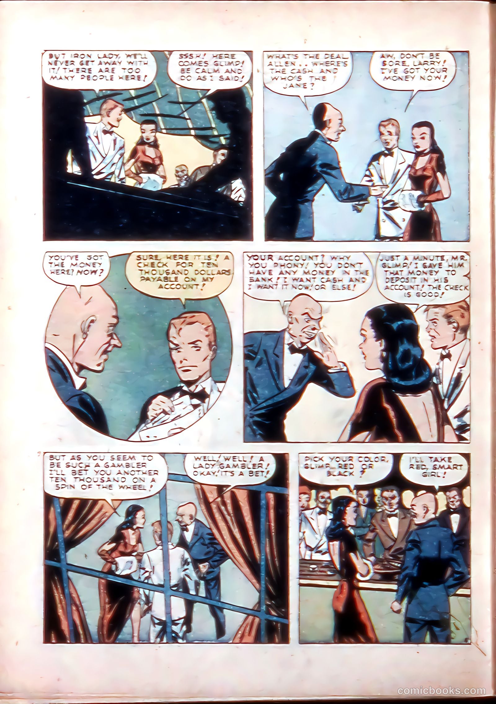 Clue Comics #13 (1943) — page 34 of 52