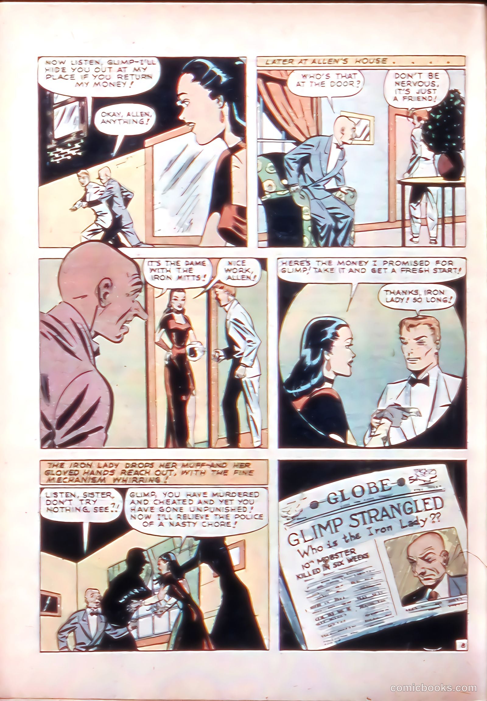 Clue Comics #13 (1943) — page 36 of 52