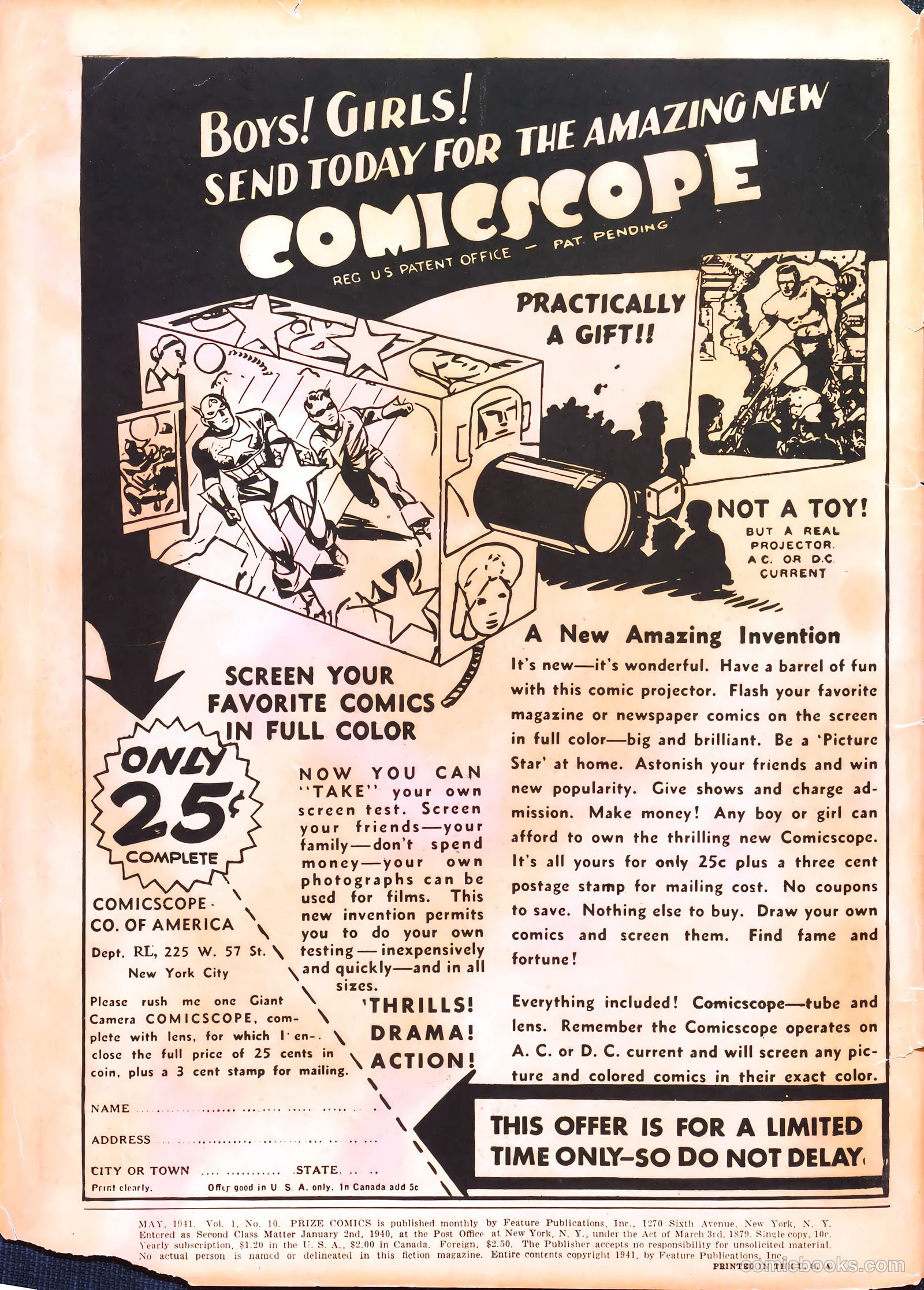 Prize Comics #10 (1940) — page 2 of 69