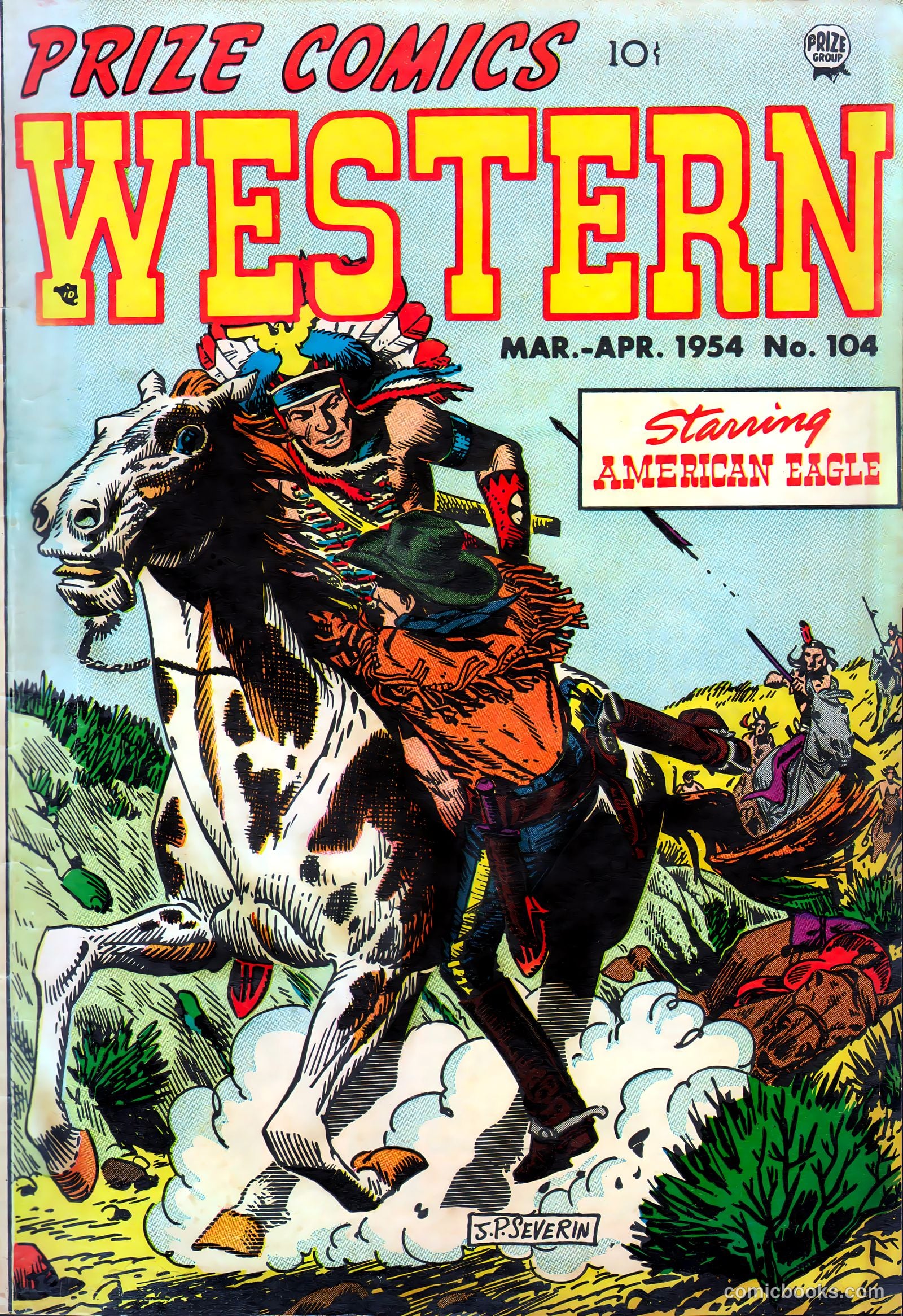 Prize Comics Western #104