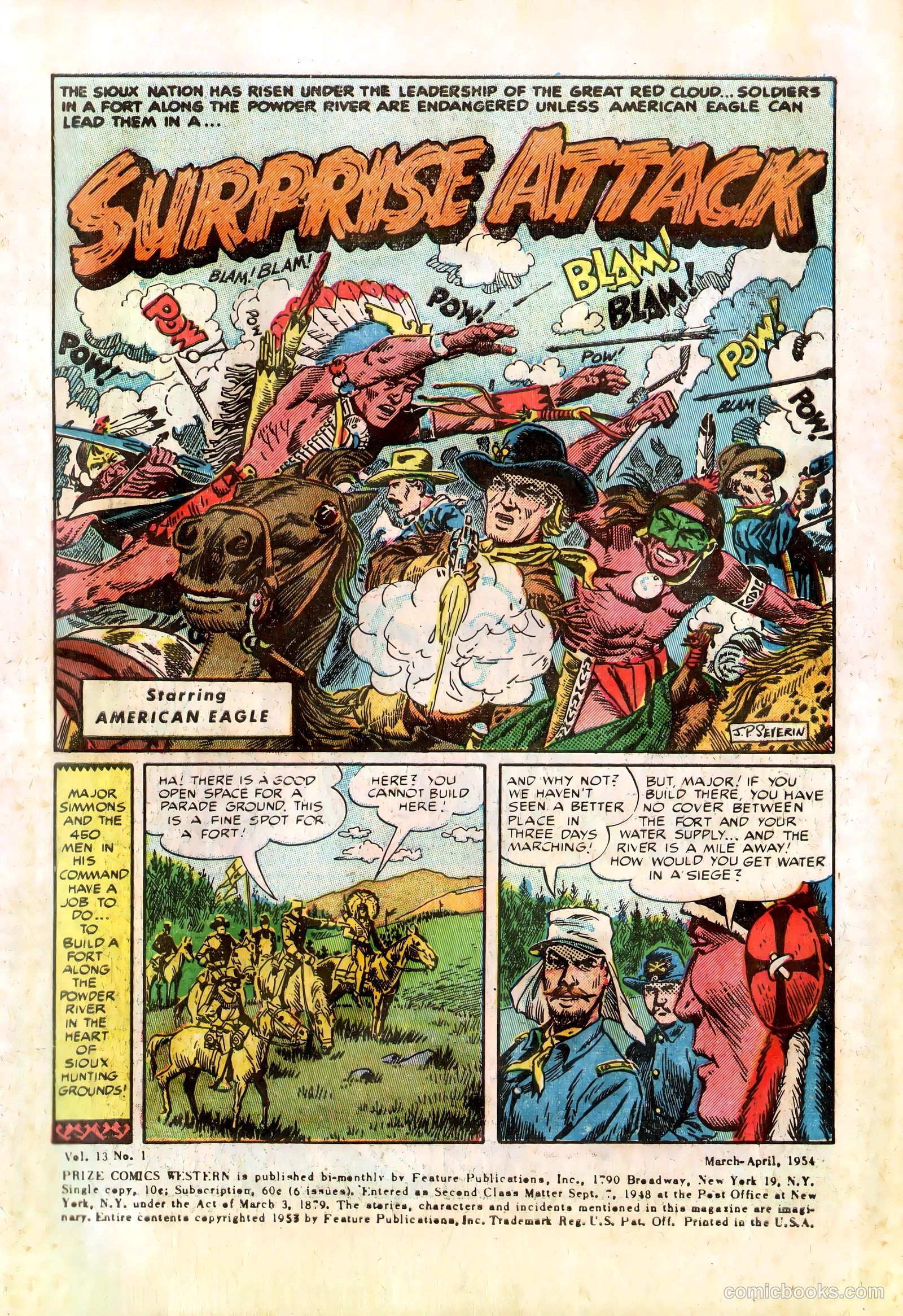 Prize Comics Western #104 (1950) — page 3 of 36
