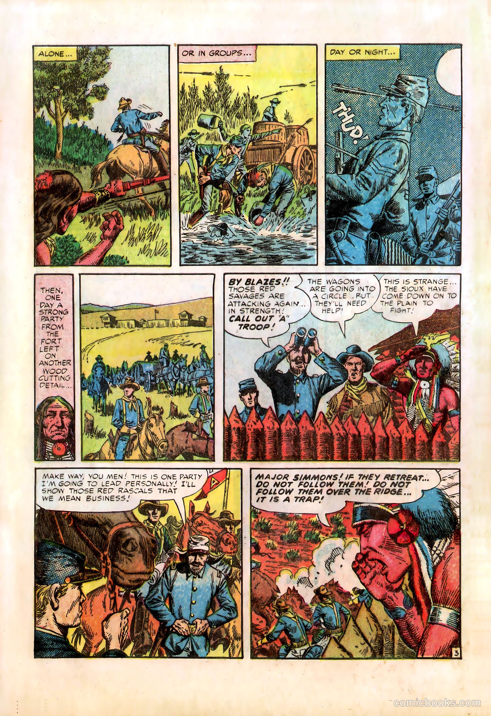 Prize Comics Western #104 (1950) — page 5 of 36