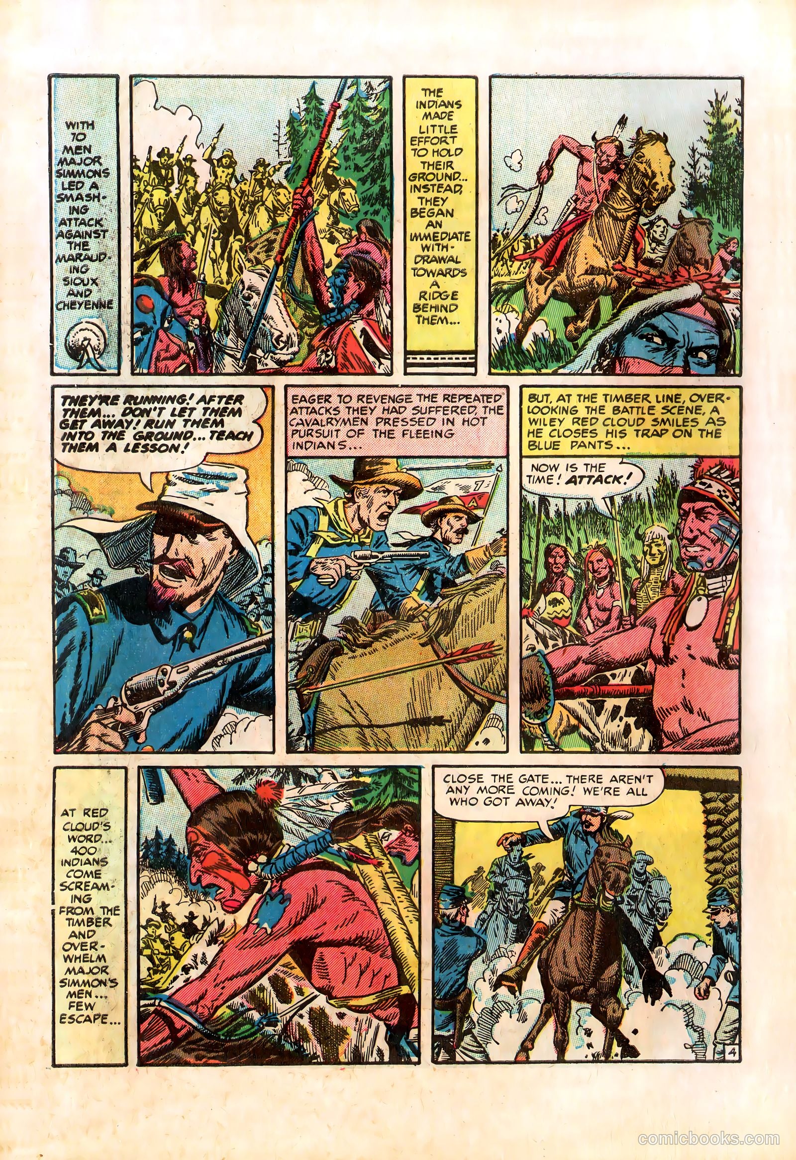 Prize Comics Western #104 (1950) — page 6 of 36