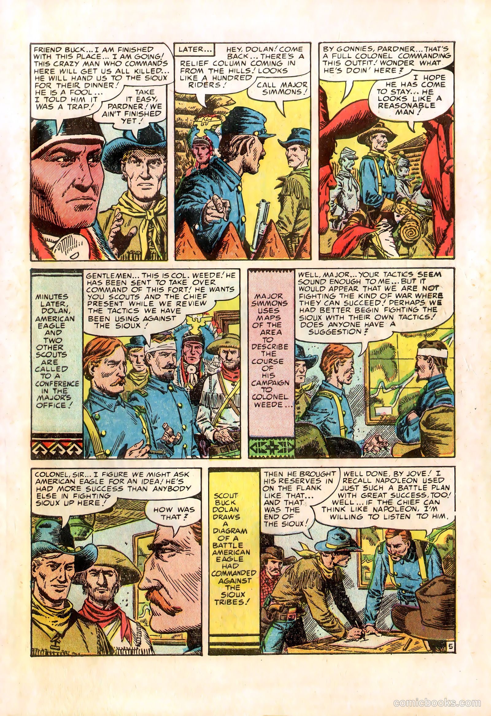 Prize Comics Western #104 (1950) — page 7 of 36