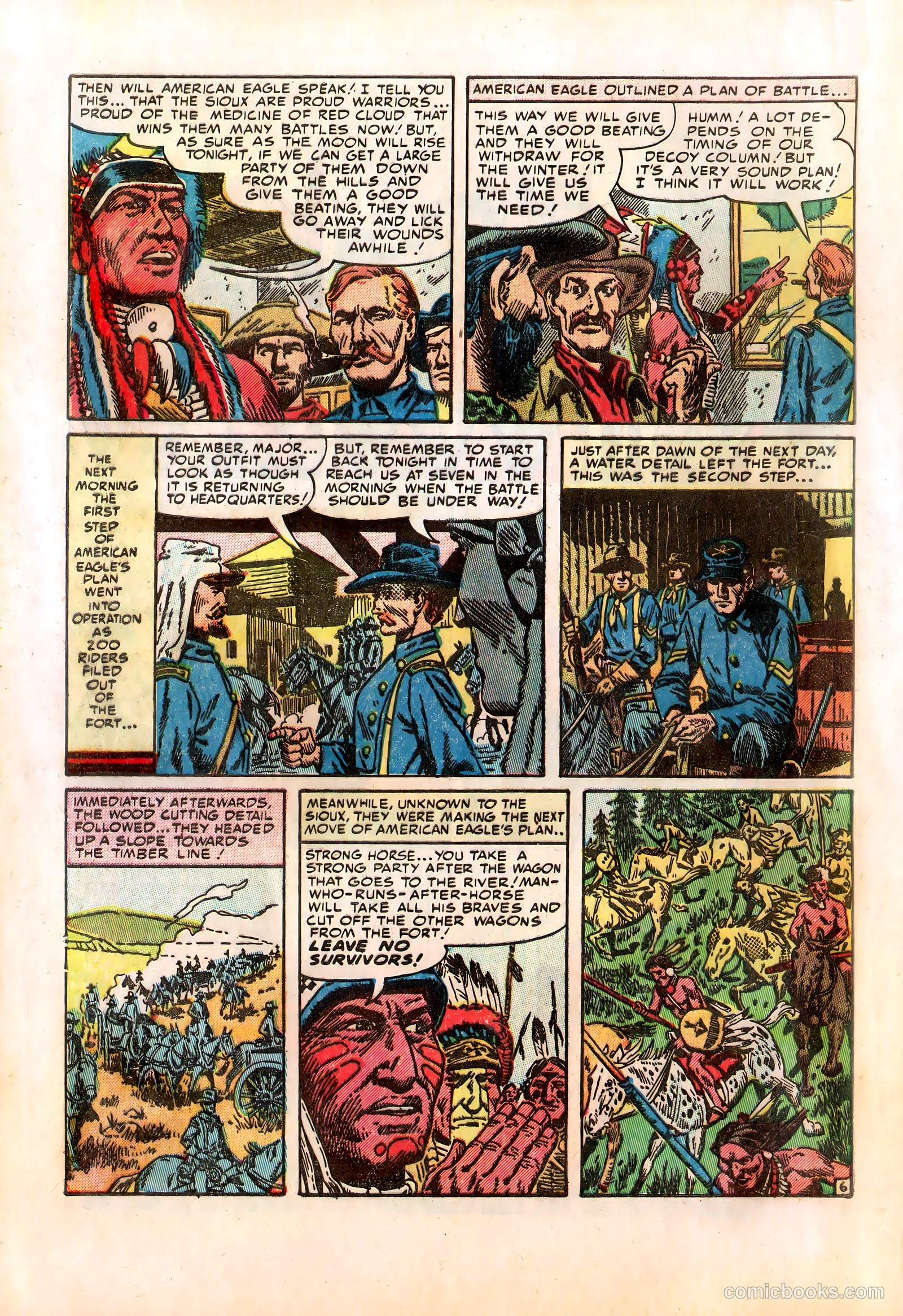Prize Comics Western #104 (1950) — page 8 of 36