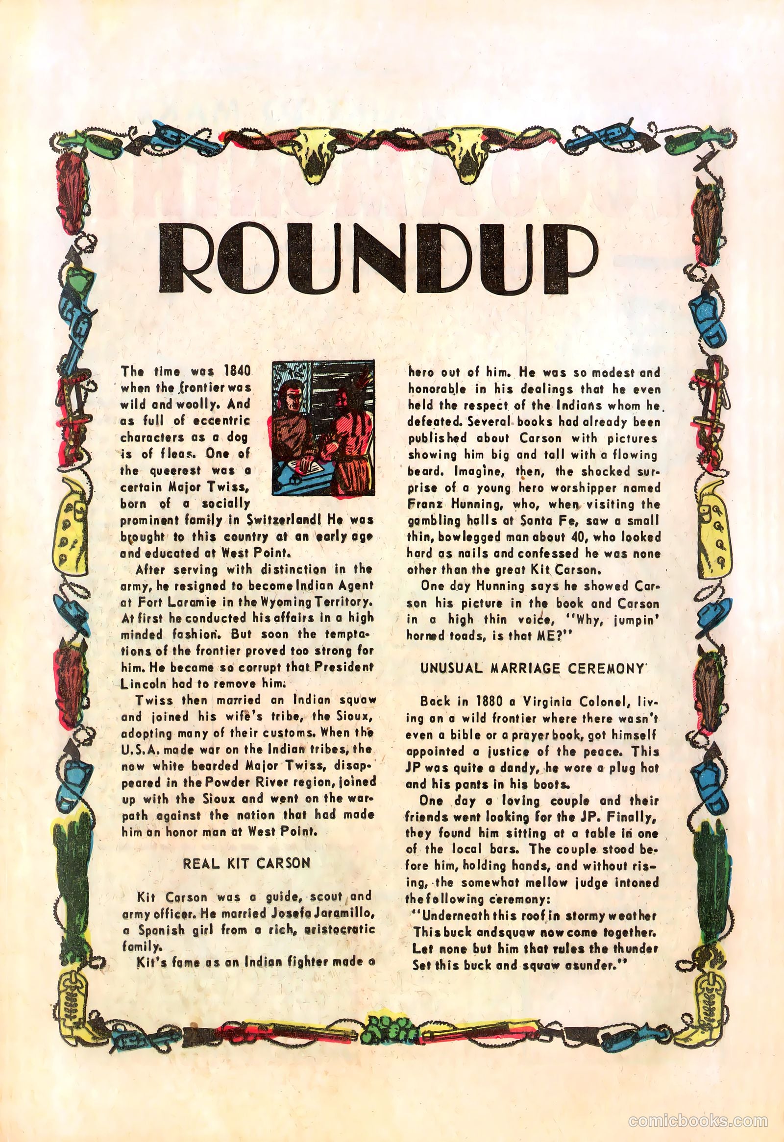 Prize Comics Western #104 (1950) — page 12 of 36
